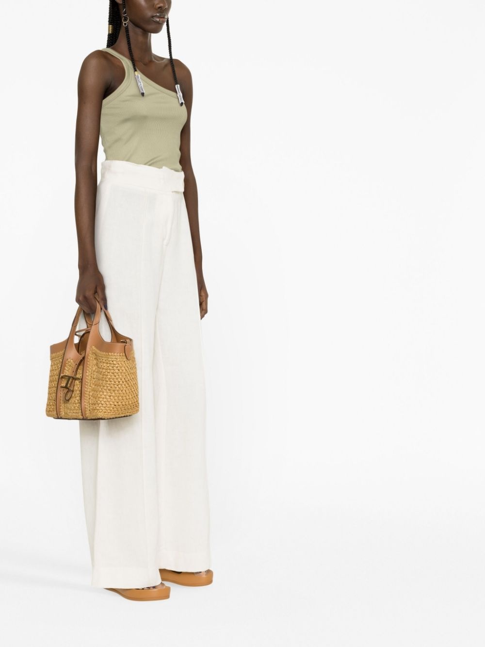 Timeless raffia tote bag - 2
