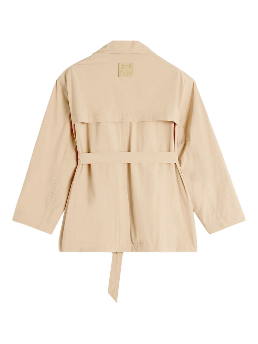 belted trench coat - 7