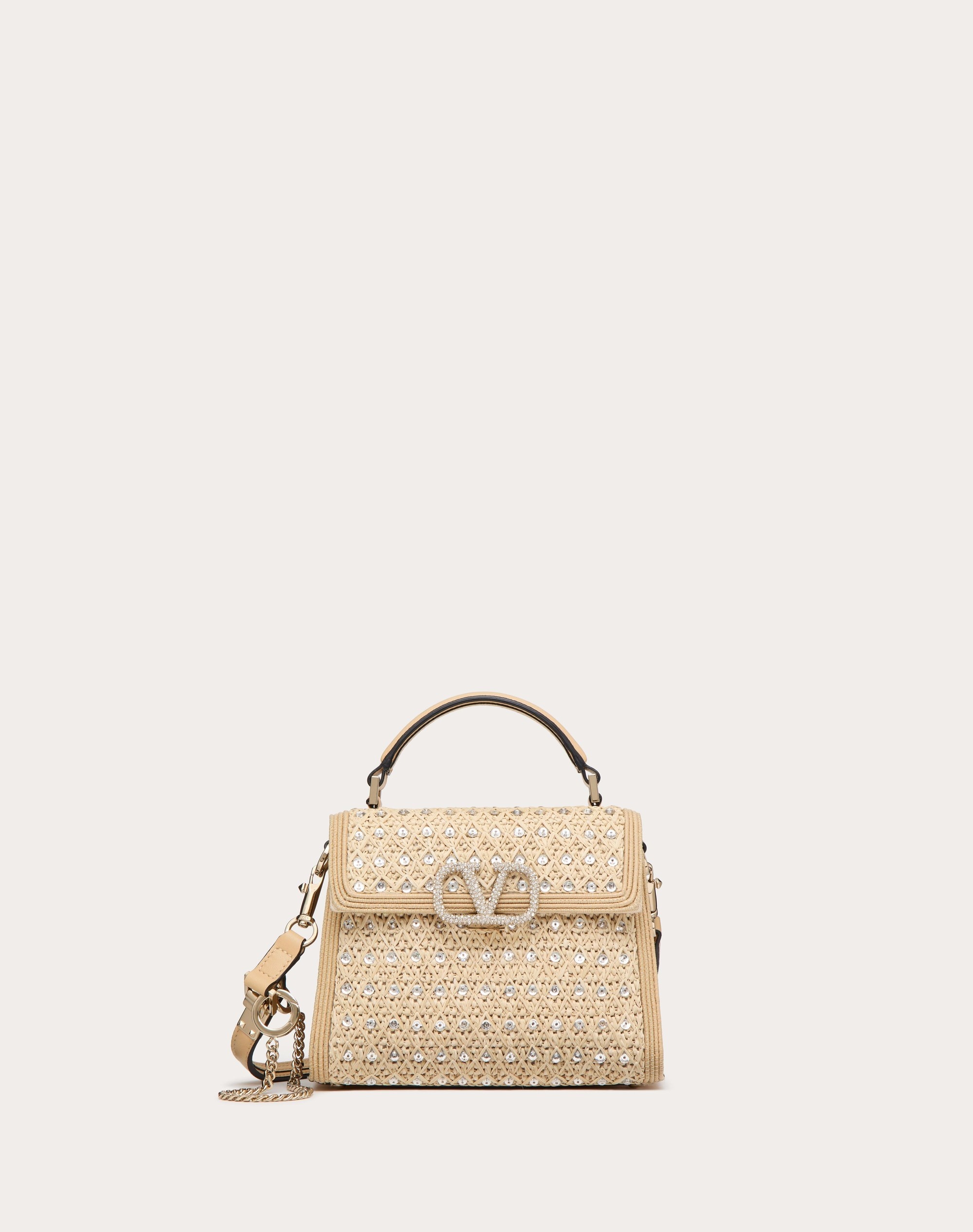 VALENTINO GARAVANI VSLING MINI EMBROIDERED HANDBAG - 1