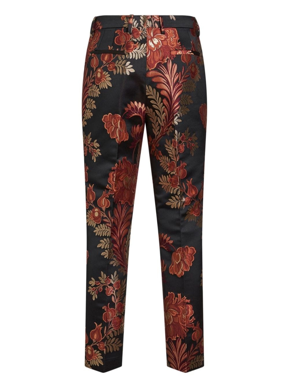 jacquard tapered trousers - 6