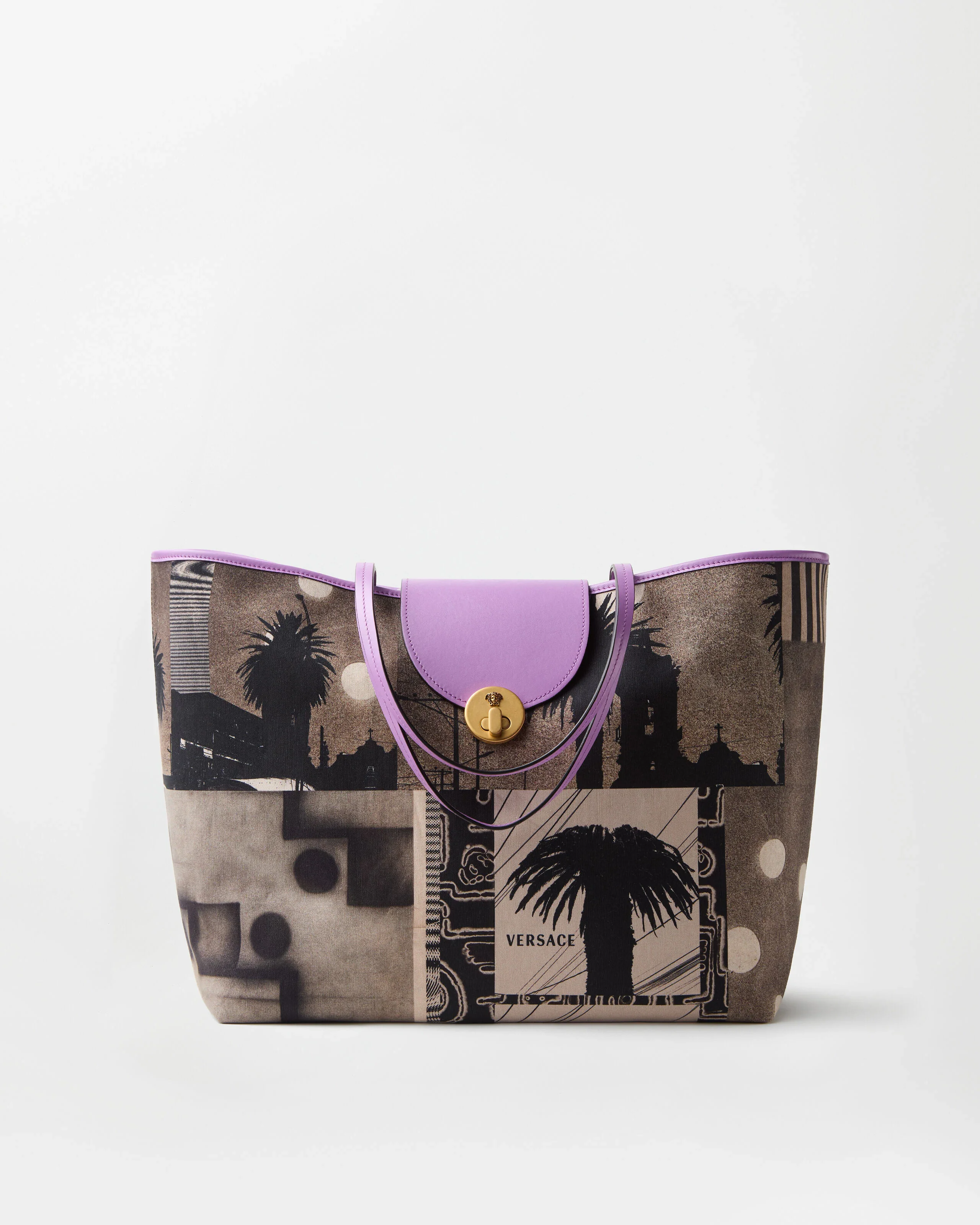 Vivian Printed Large Canvas Tote - 1