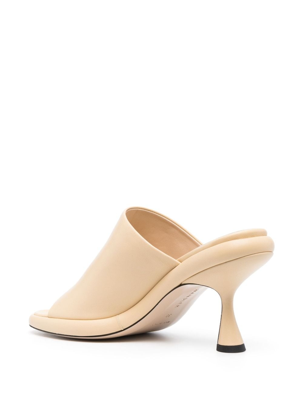 80mm leather slip-on sandals - 3