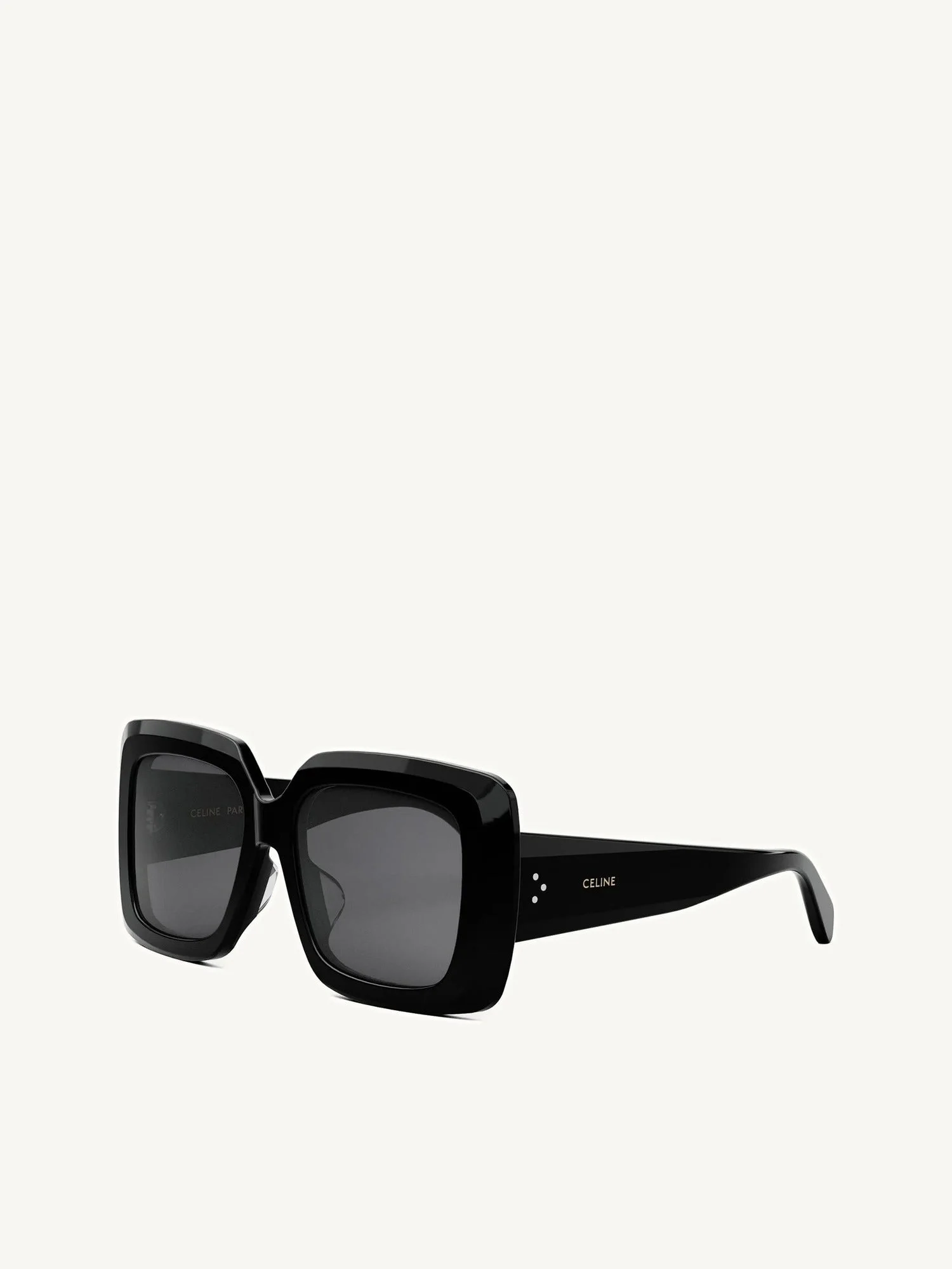 Celine CL40263F 5401A Acetate Sunglasses in Black - 1