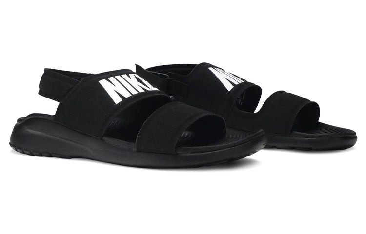 (WMNS) Nike Tanjun Sandal 'Black White' 882694-001 - 3