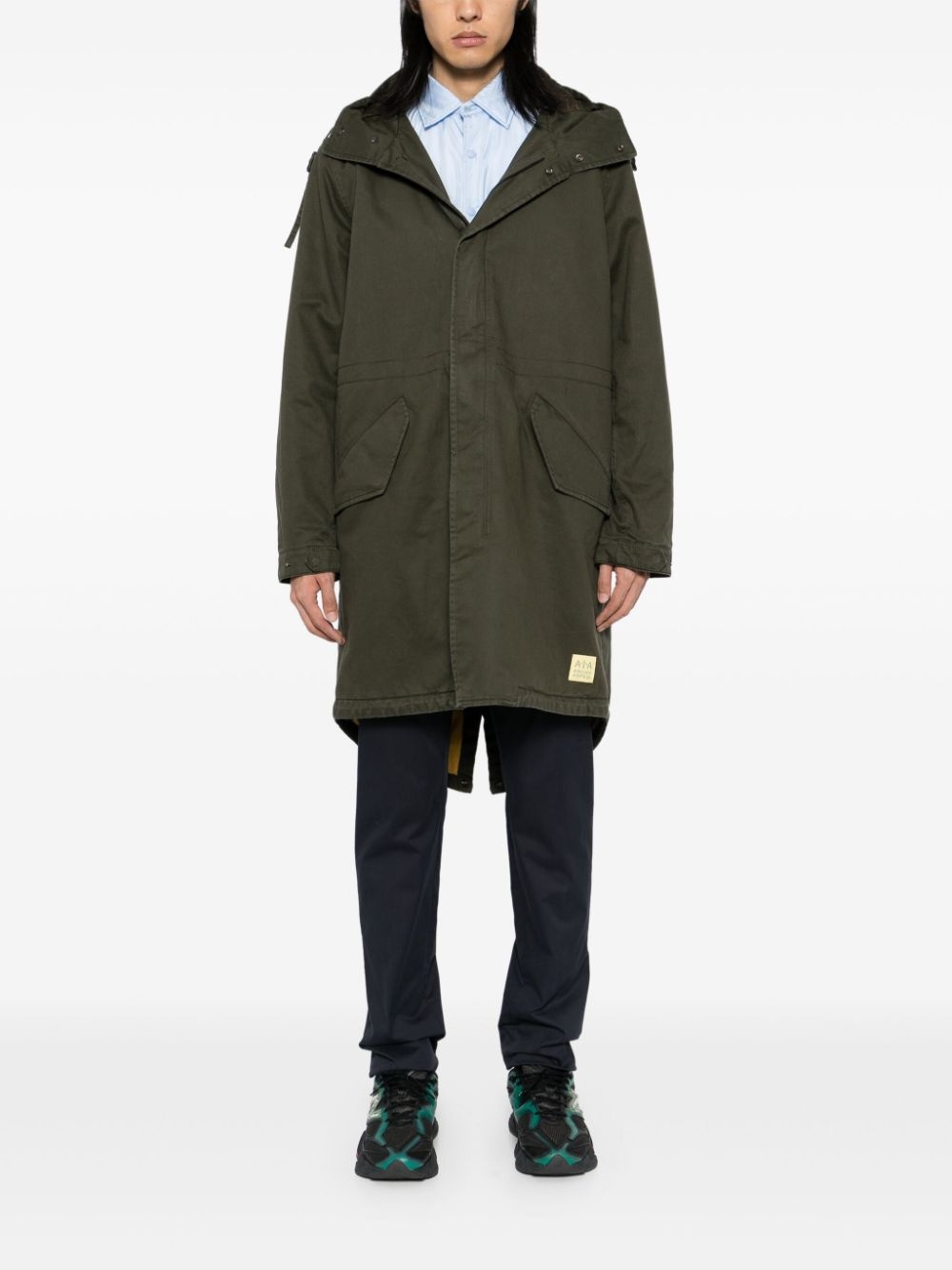 gabardine parka - 2