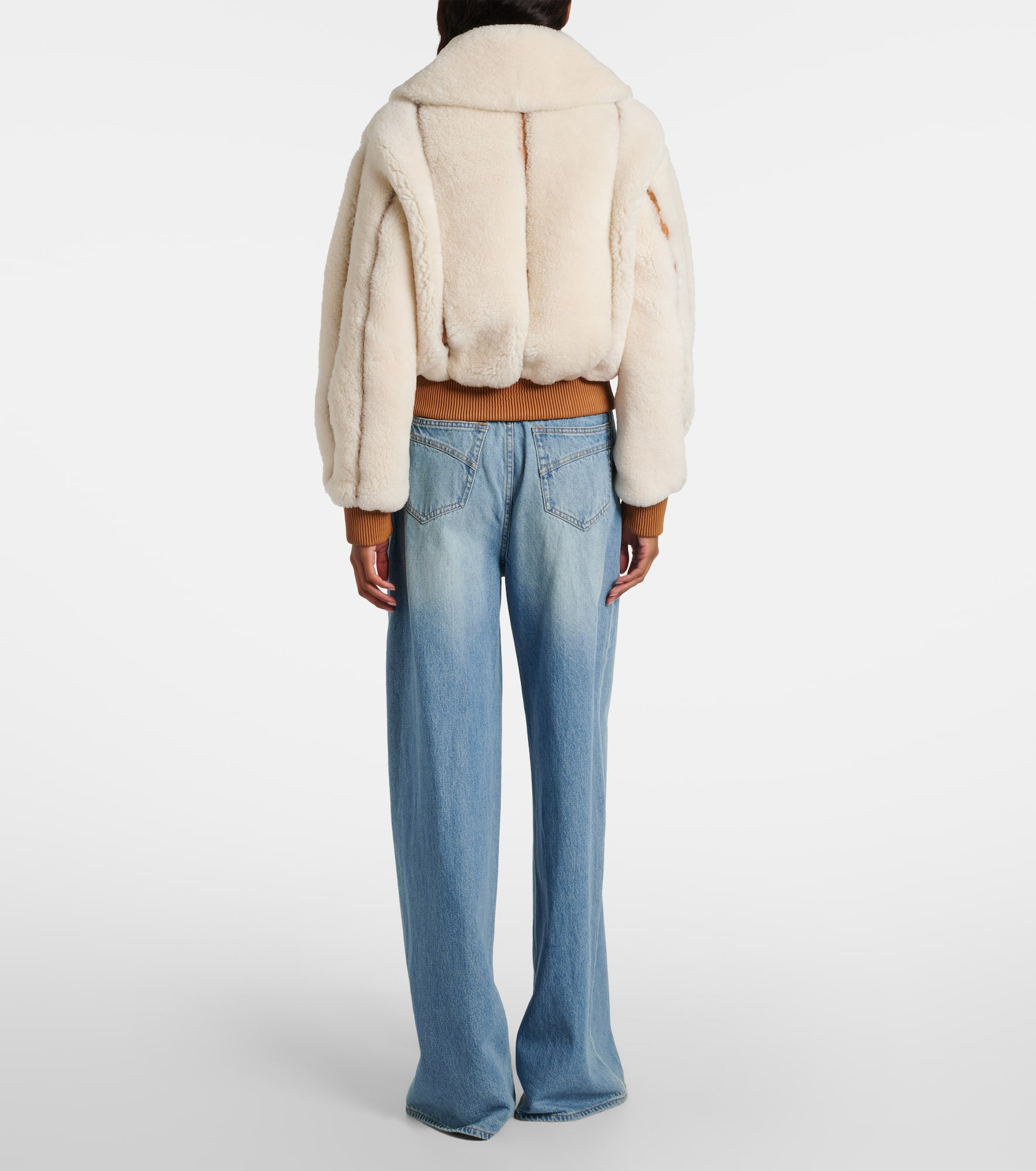 Story shearling bomber jacket - 3