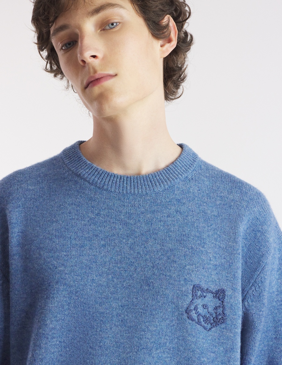 BOLD FOX HEAD EMBROIDERED JUMPER - 4