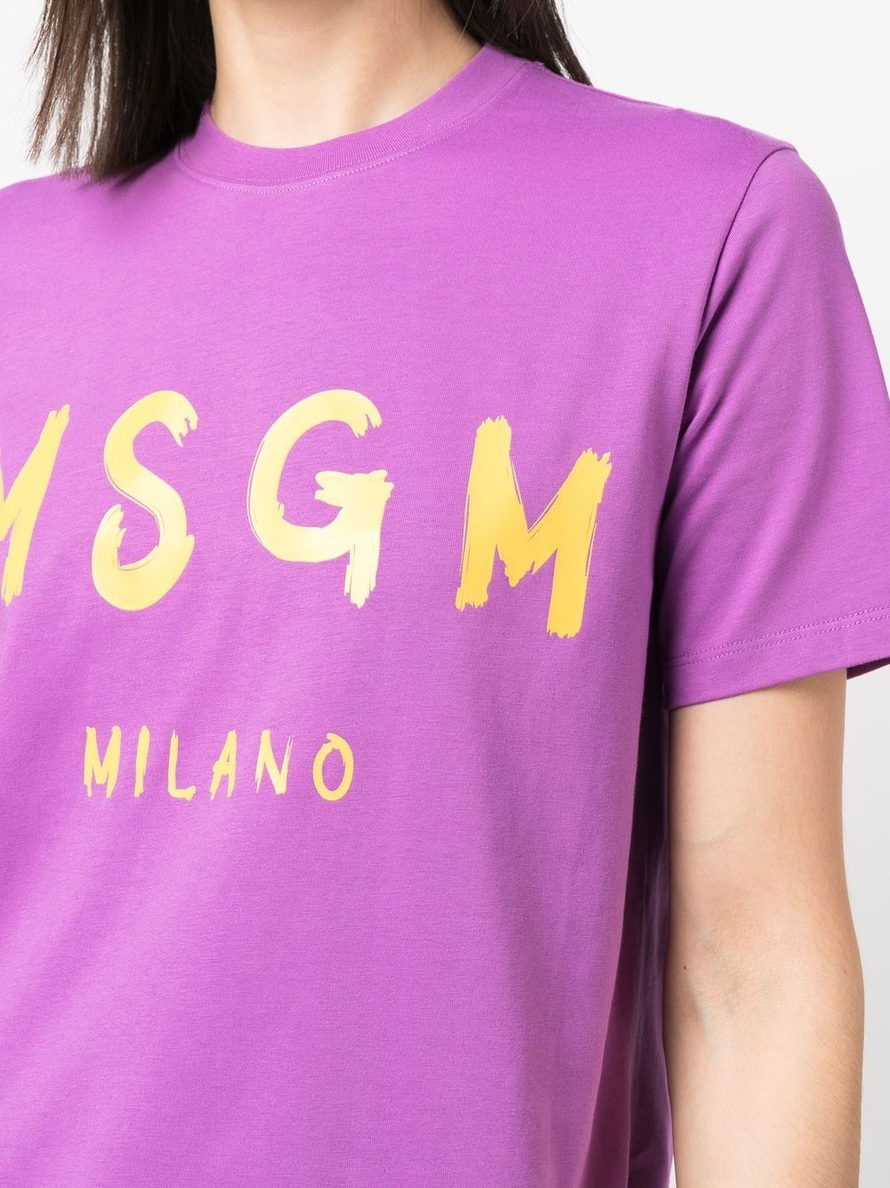 logo-print cotton T-shirt - 5