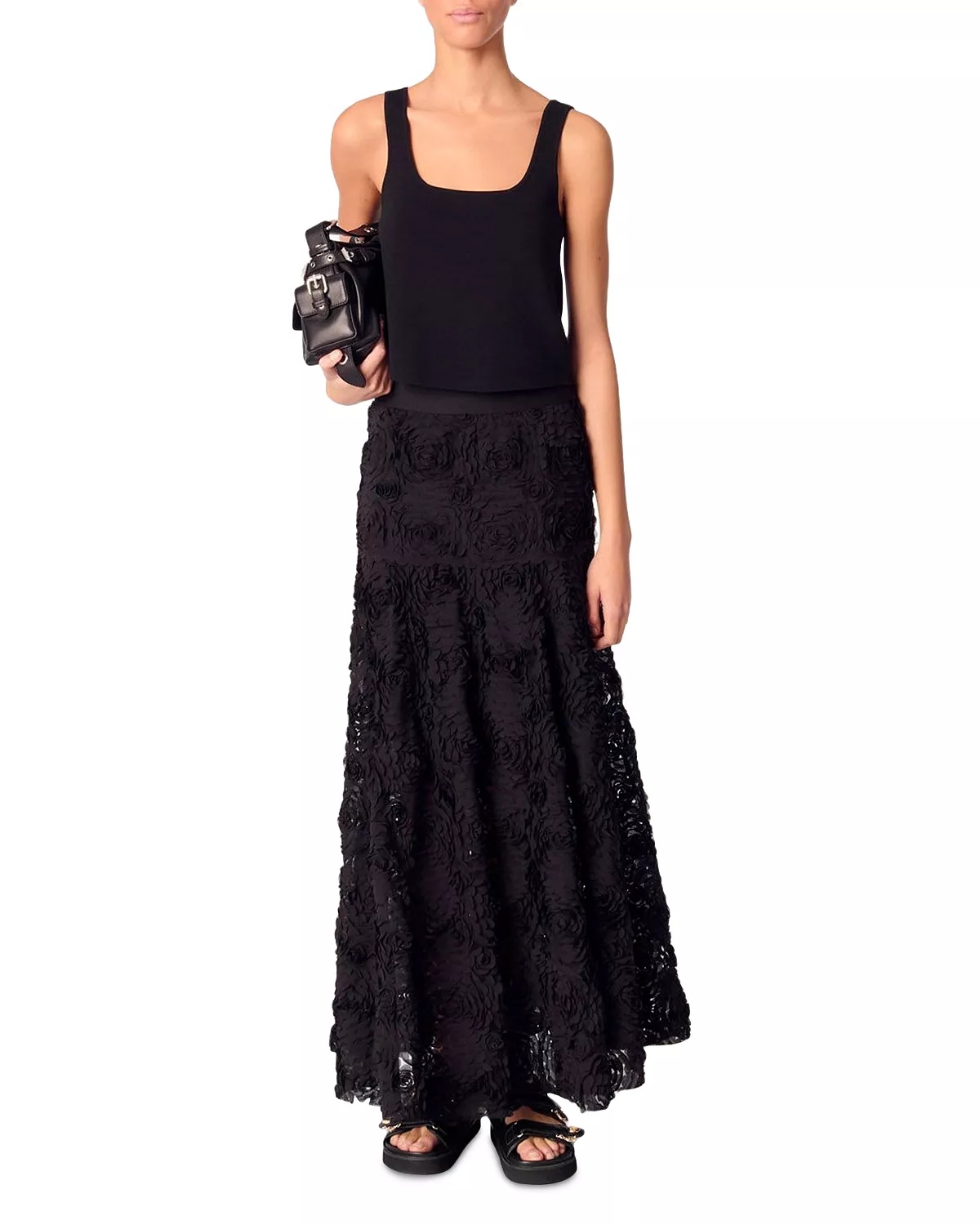 Long Embroidered Skirt - 2