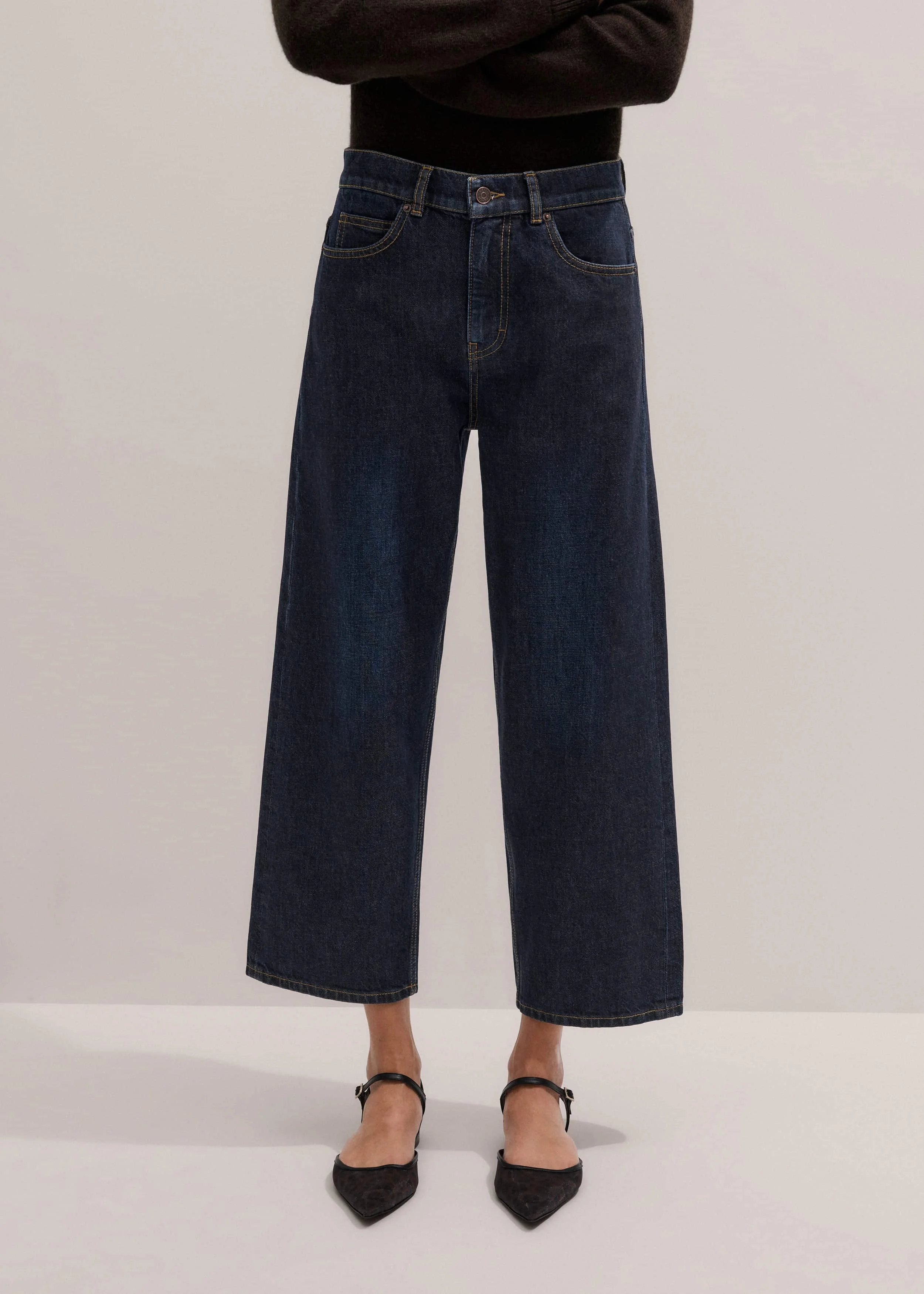 Straight Crop Jean - 1