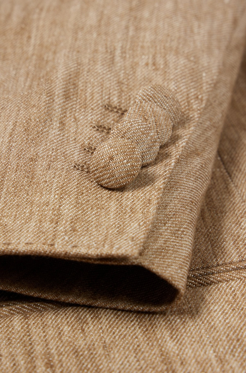 SLIM-FIT TWO-PIECE SUIT IN MELANGE LINEN 10