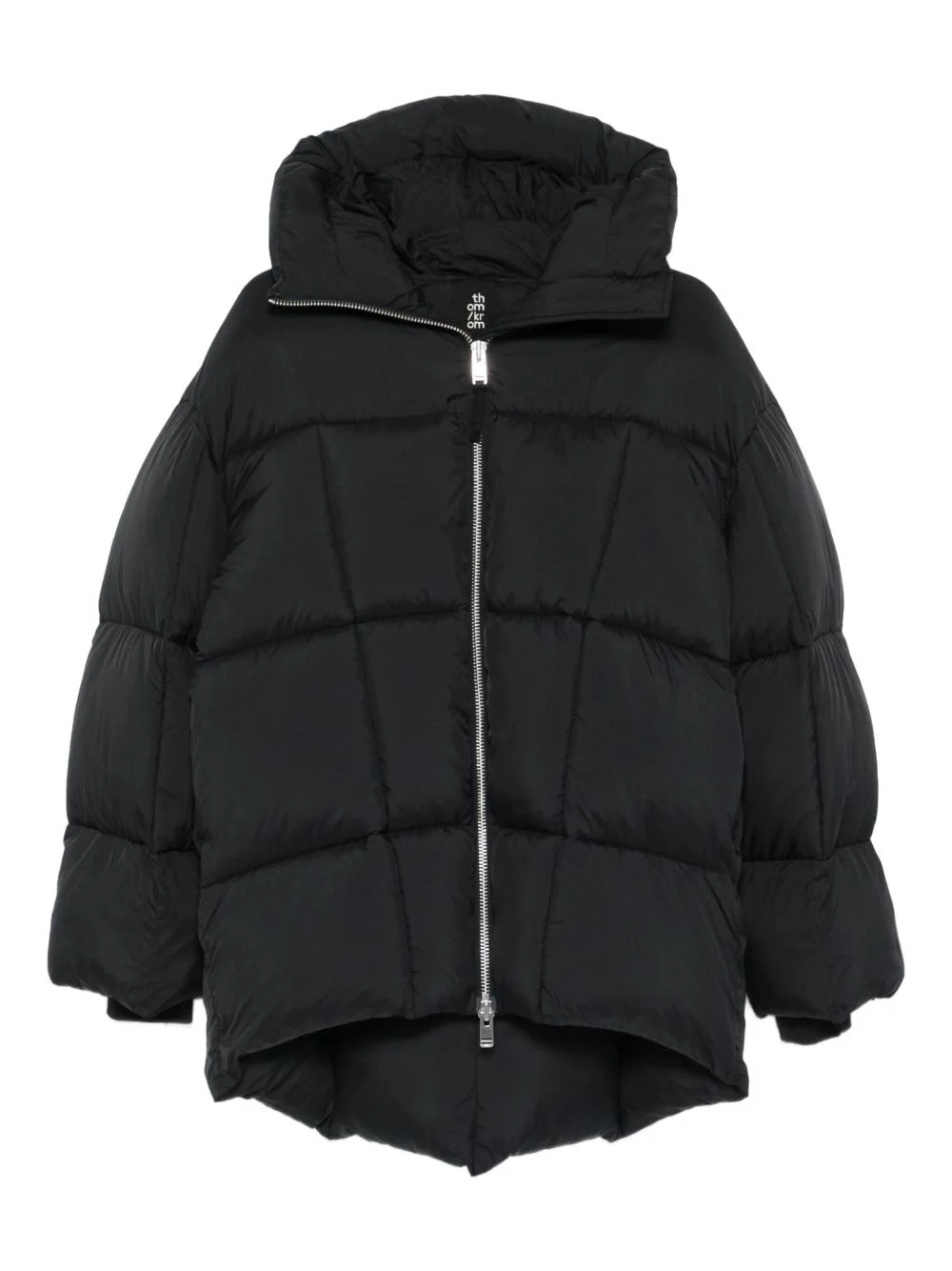 quilted high-neck jacket - 1