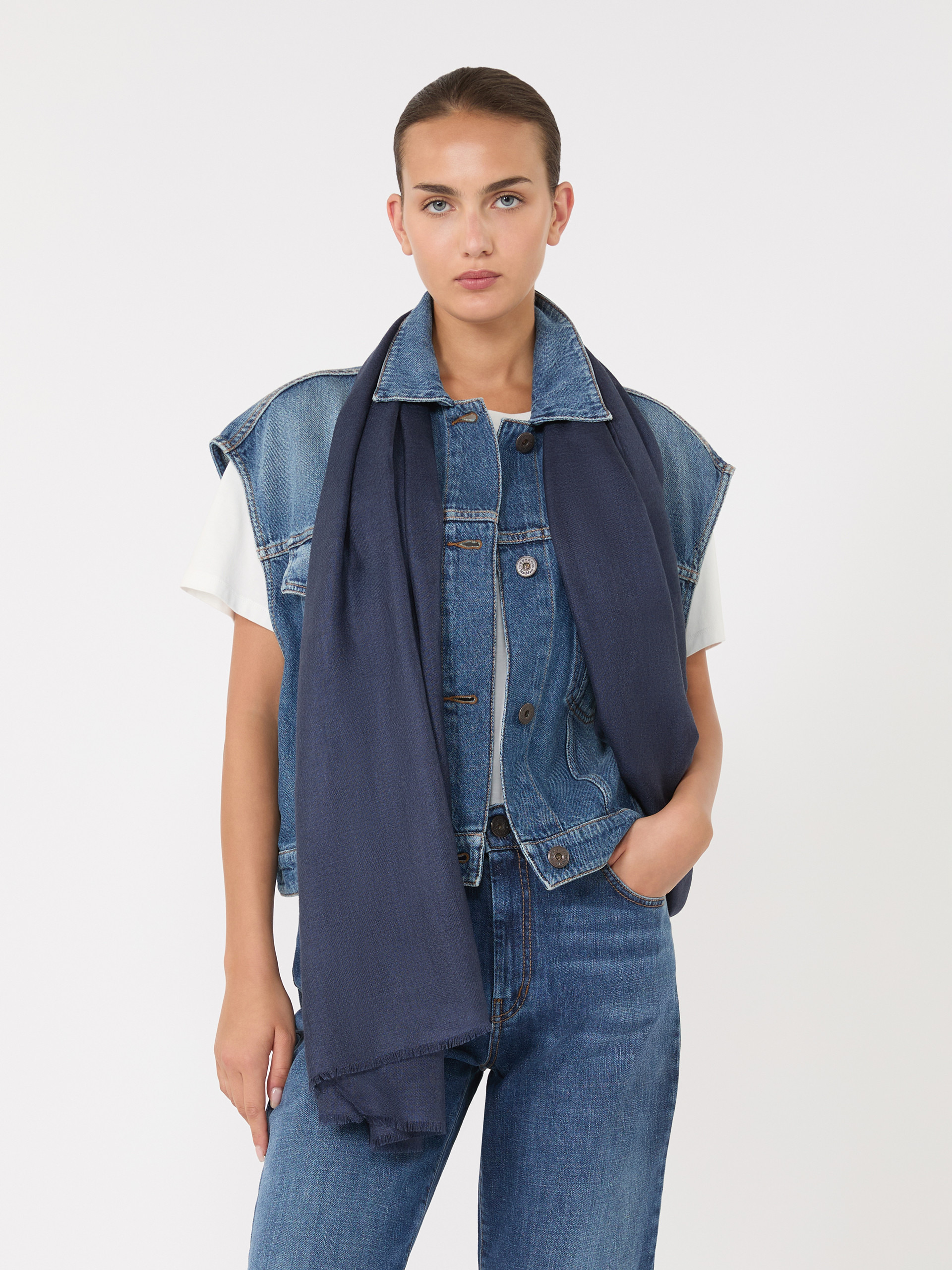 RAUCHE Cashmere and silk stole - 4