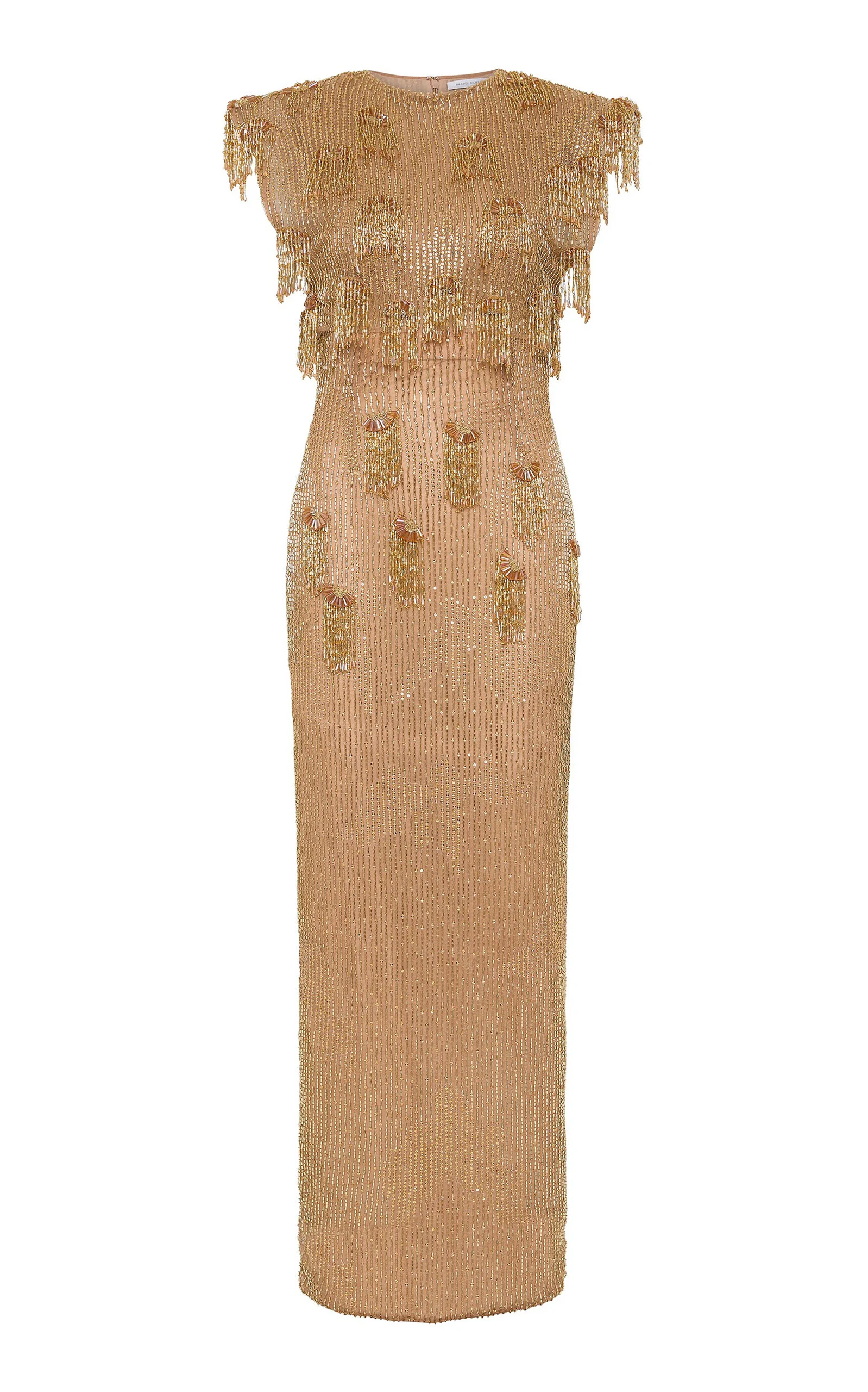 Lani Beaded Gown gold - 1