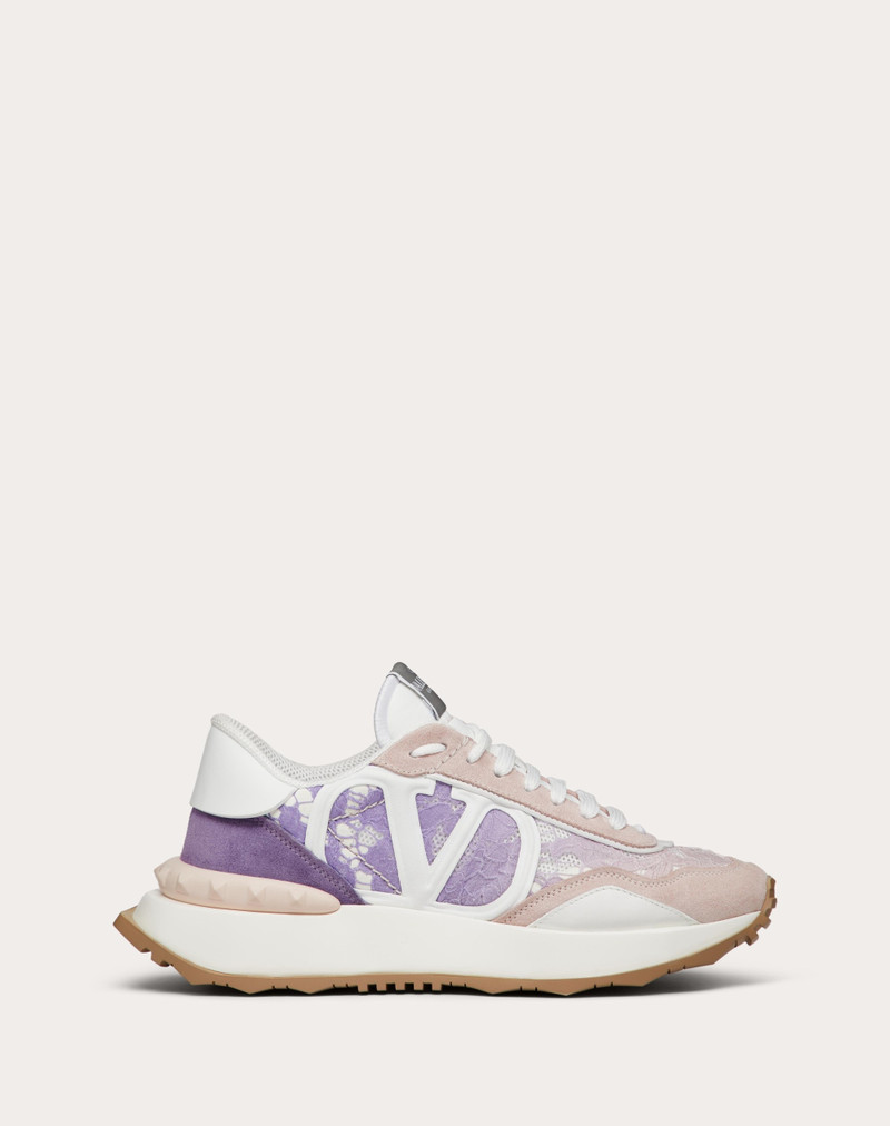 LACE AND MESH LACERUNNER SNEAKER - 1
