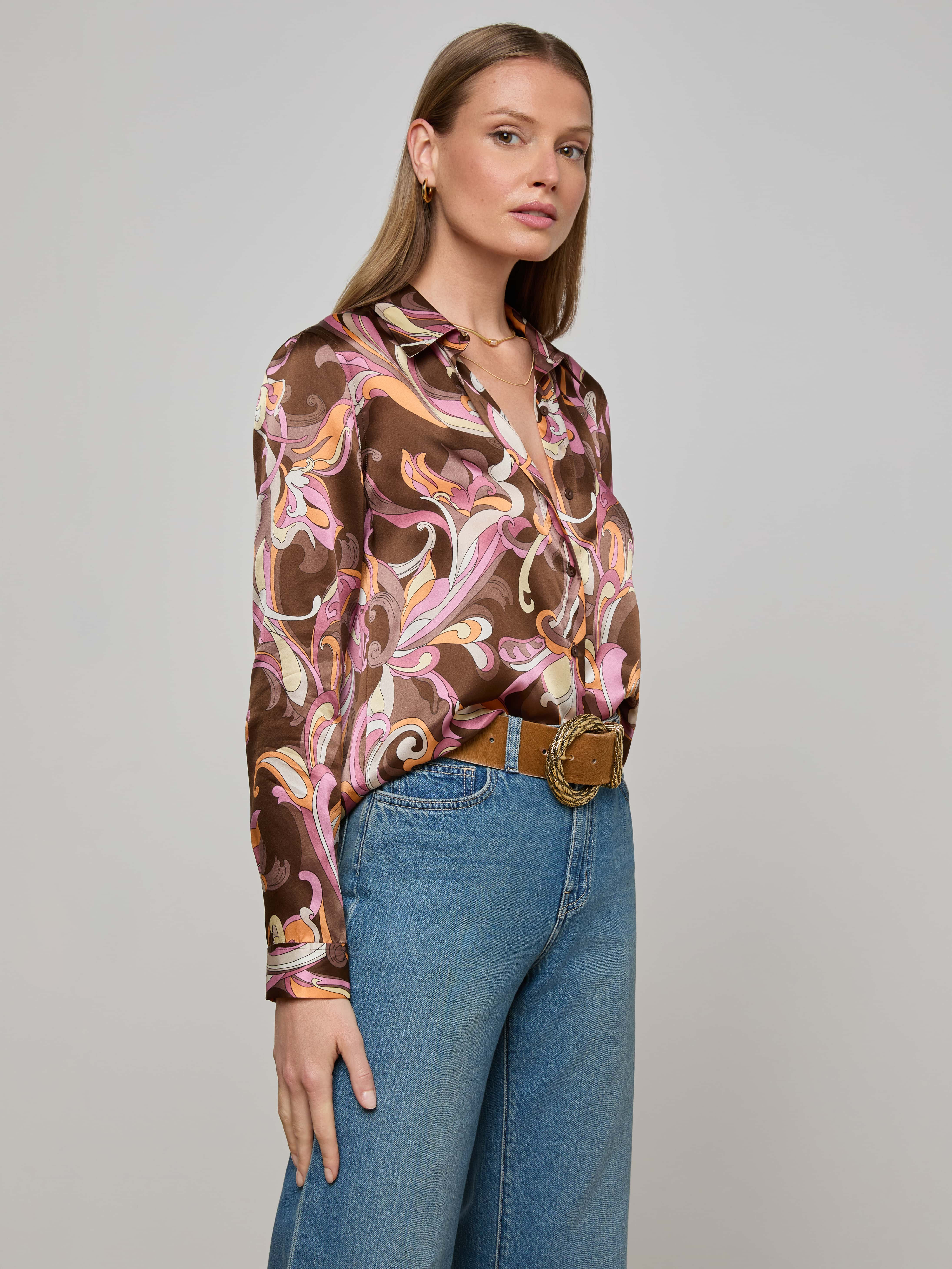 Tyler Silk Blouse - 3
