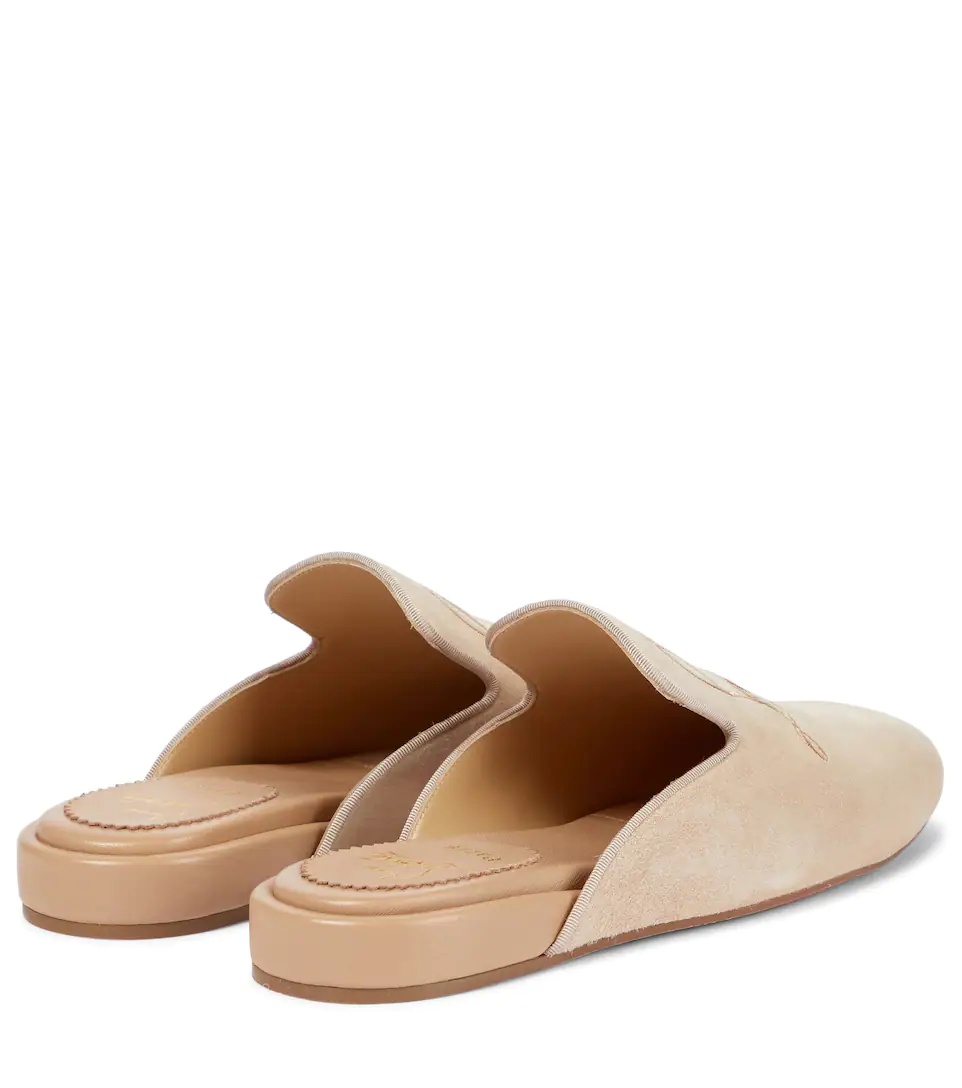 Navy Coolito Donna suede slippers - 3