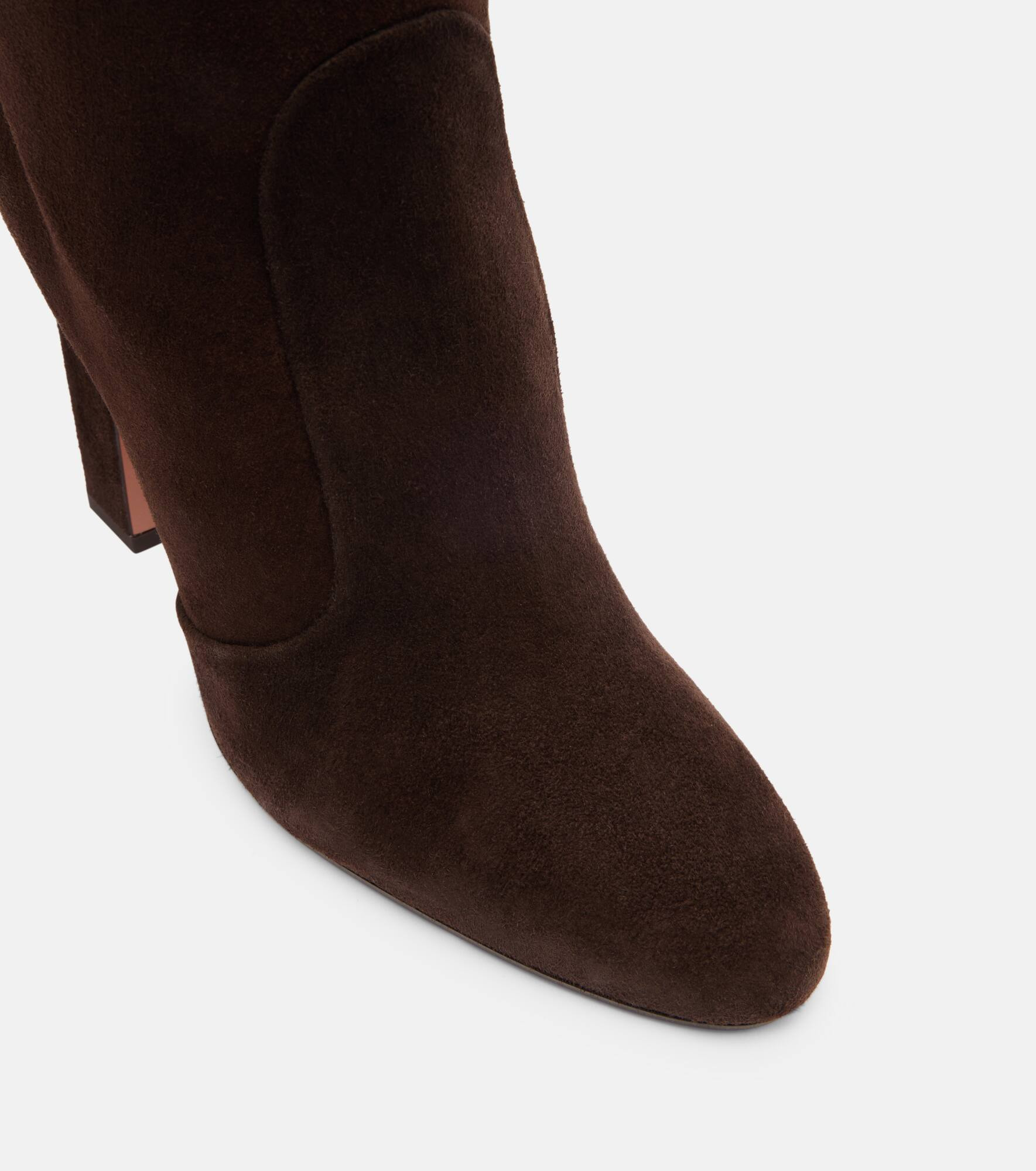 Joplin 105 suede knee-high boots - 5