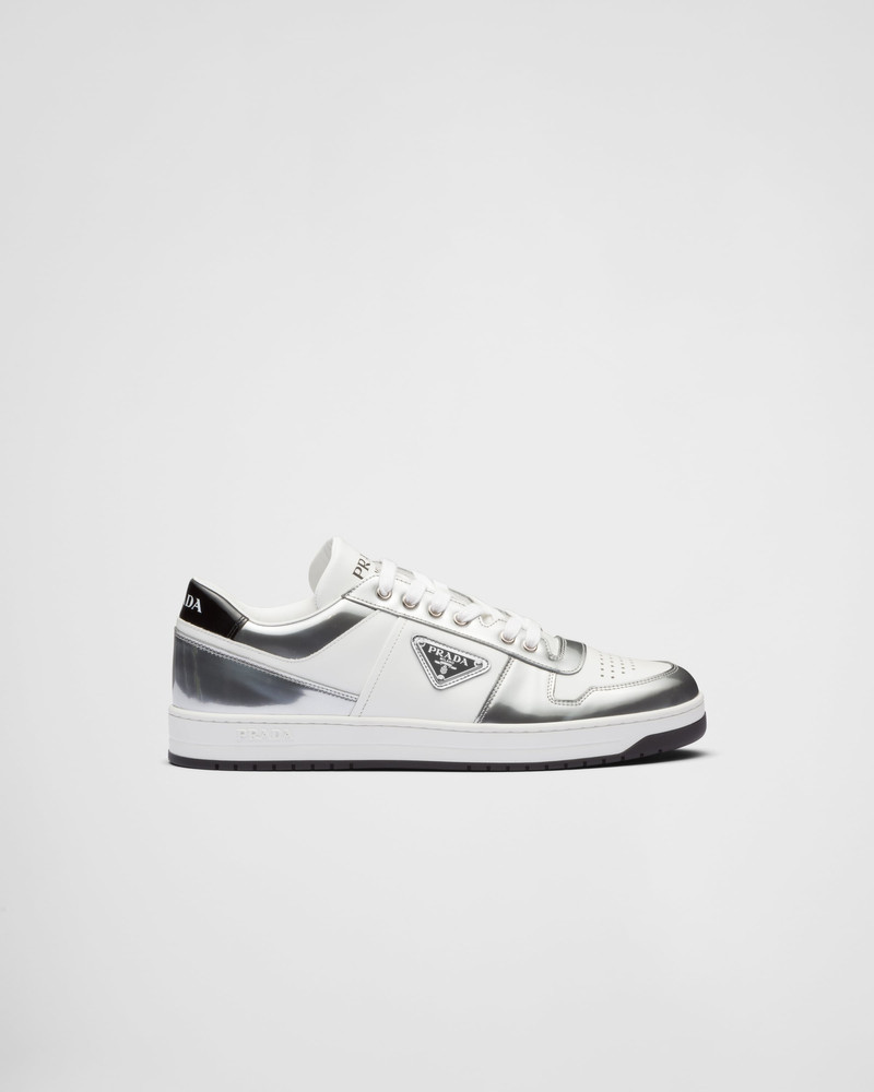 Prada Downtown leather sneakers outlook