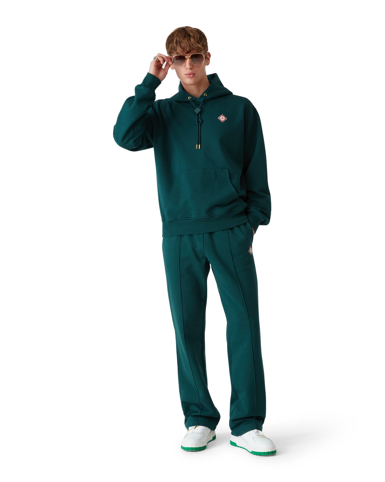 【関税込み】Casablanca グリーン Diamond Logo フーディ green-diamond-logo-hoodie.jpg