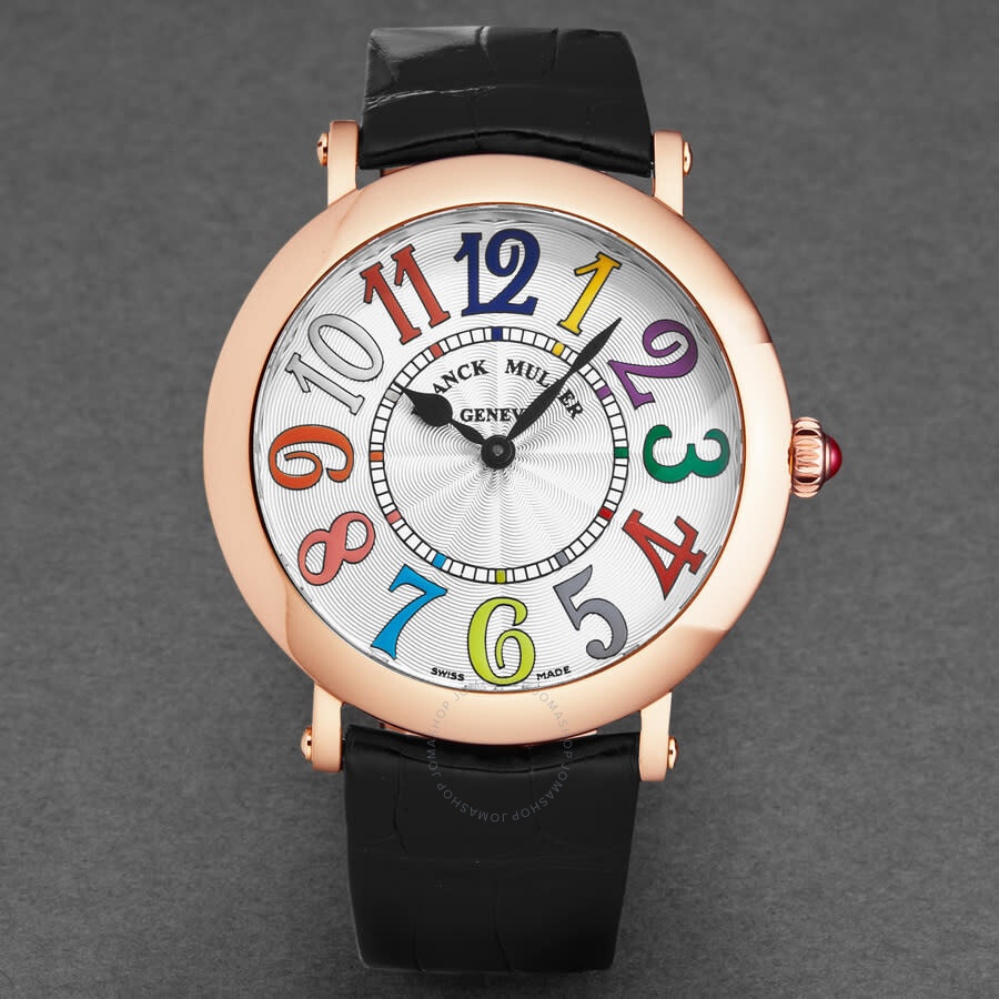 Franck Muller Round Quartz Silver Dial Ladies Watch 8038QZCOLV5NSIL - 4