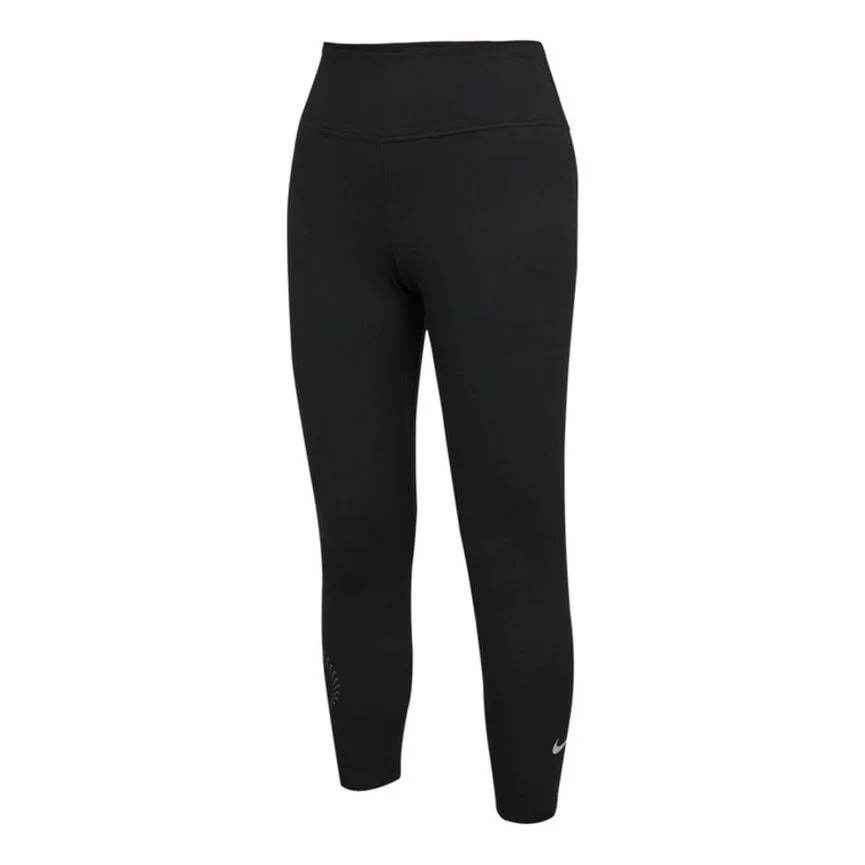 (WMNS) Nike One Luxe 7/8 Tight Pro Logo Sports Pants Black DJ8518-010 - 1