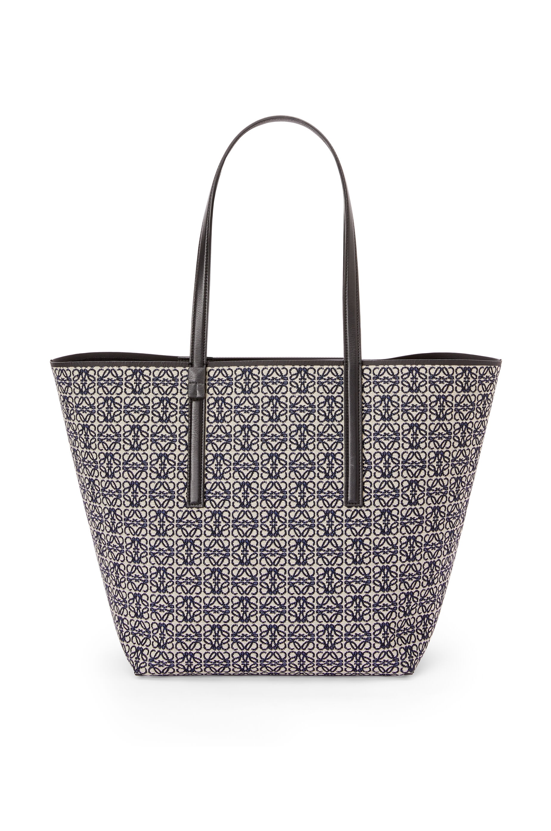 Loewe T Tote bag in Anagram jacquard and calfskin REVERSIBLE