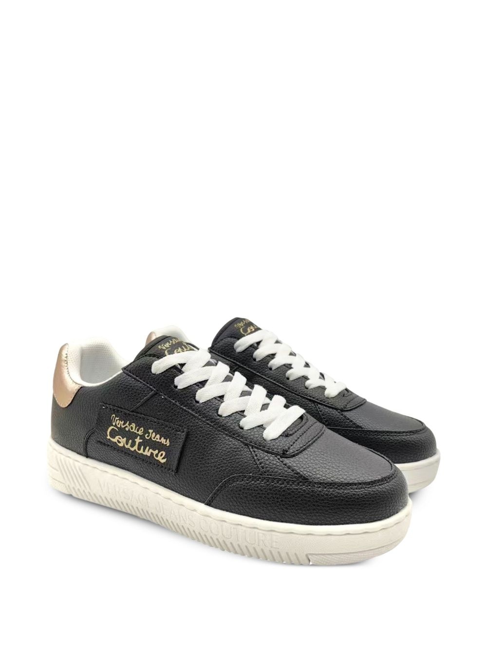 logo-patch sneakers - 2