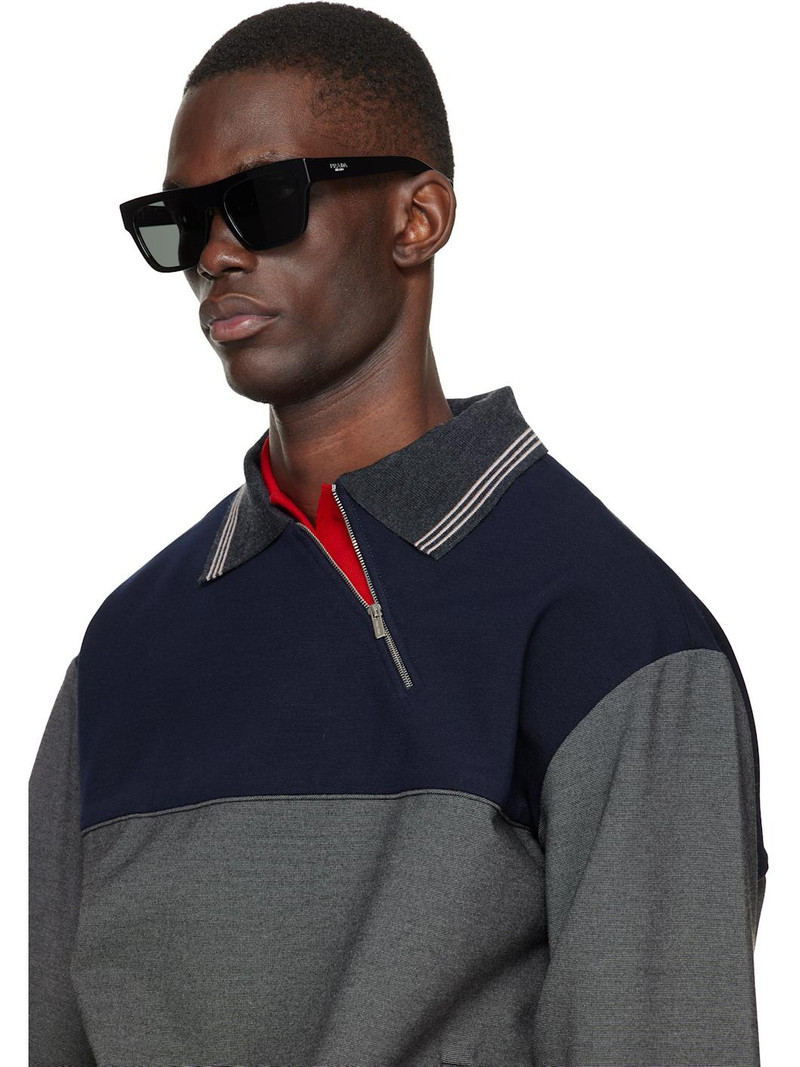 Black 'Prada Logo' Sunglasses 4