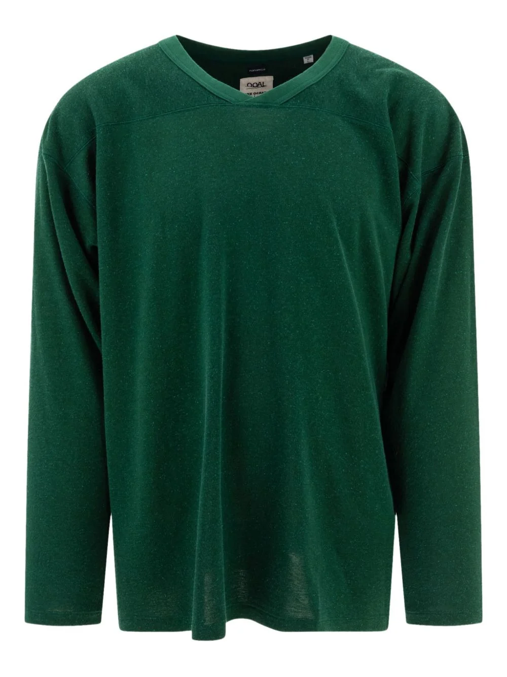 long-sleeve V-neck T-shirt - 1