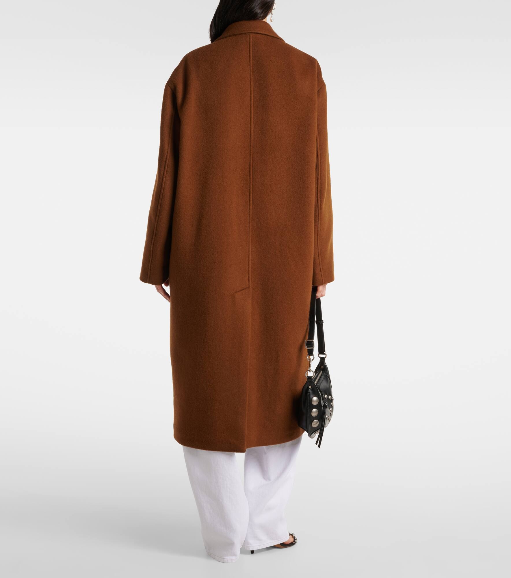 Efezia wool, cashmere and silk coat - 3