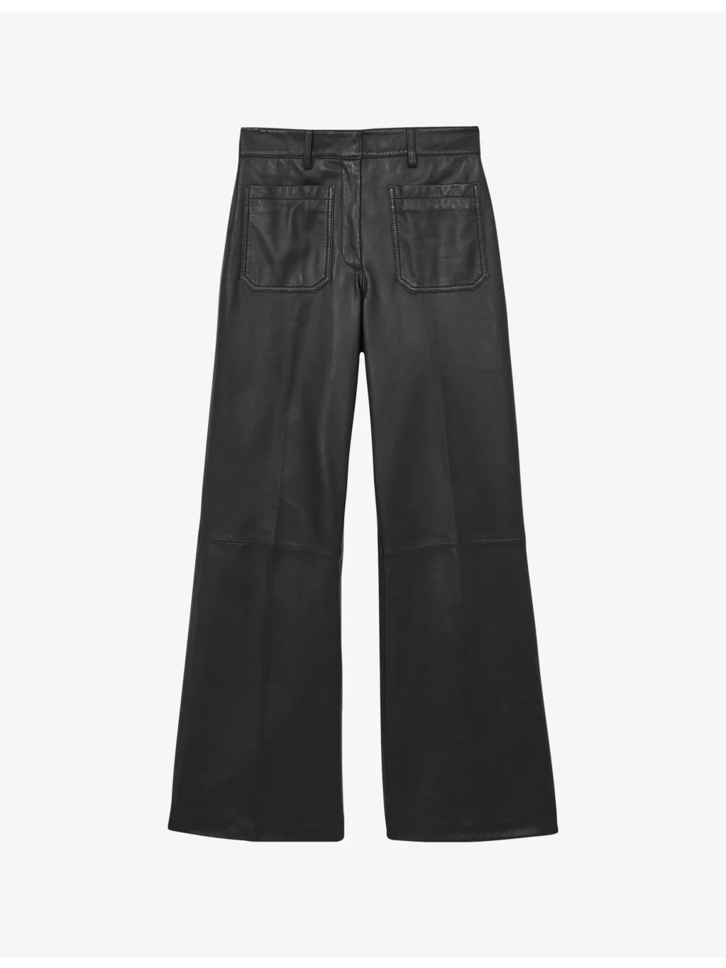 Priya High-Rise Leather Trousers - 1