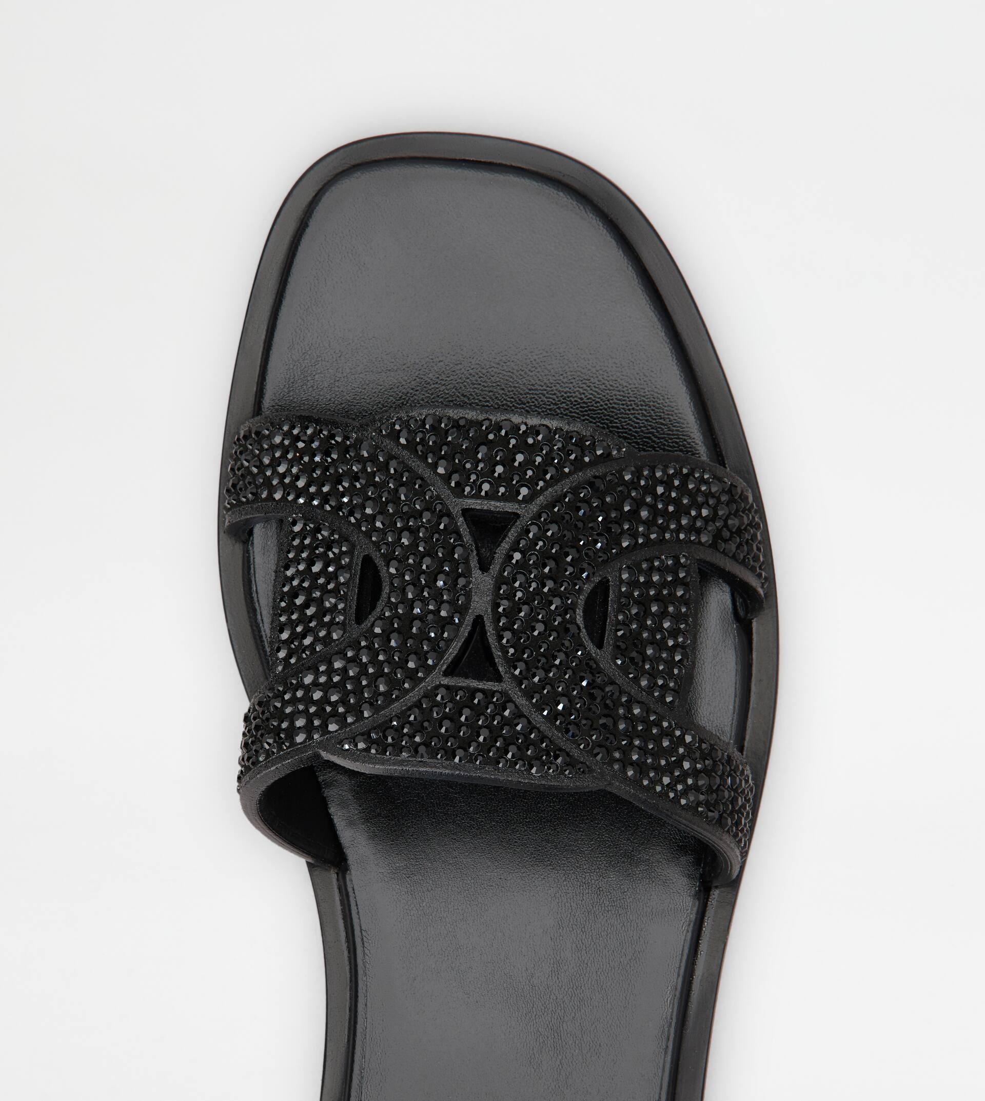 KATE SANDALS IN SUEDE - BLACK - 3