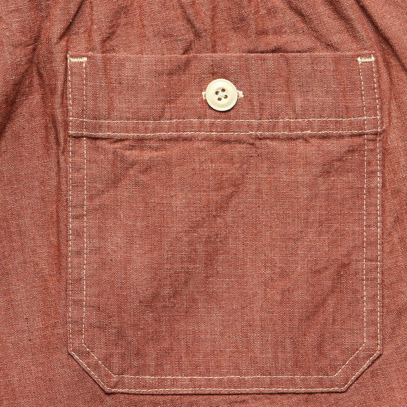 7" Breakwater Short - Brick Chambray 3