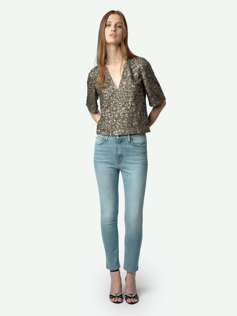 Zadig & Voltaire Tina Cropped Skinny Jeans outlook