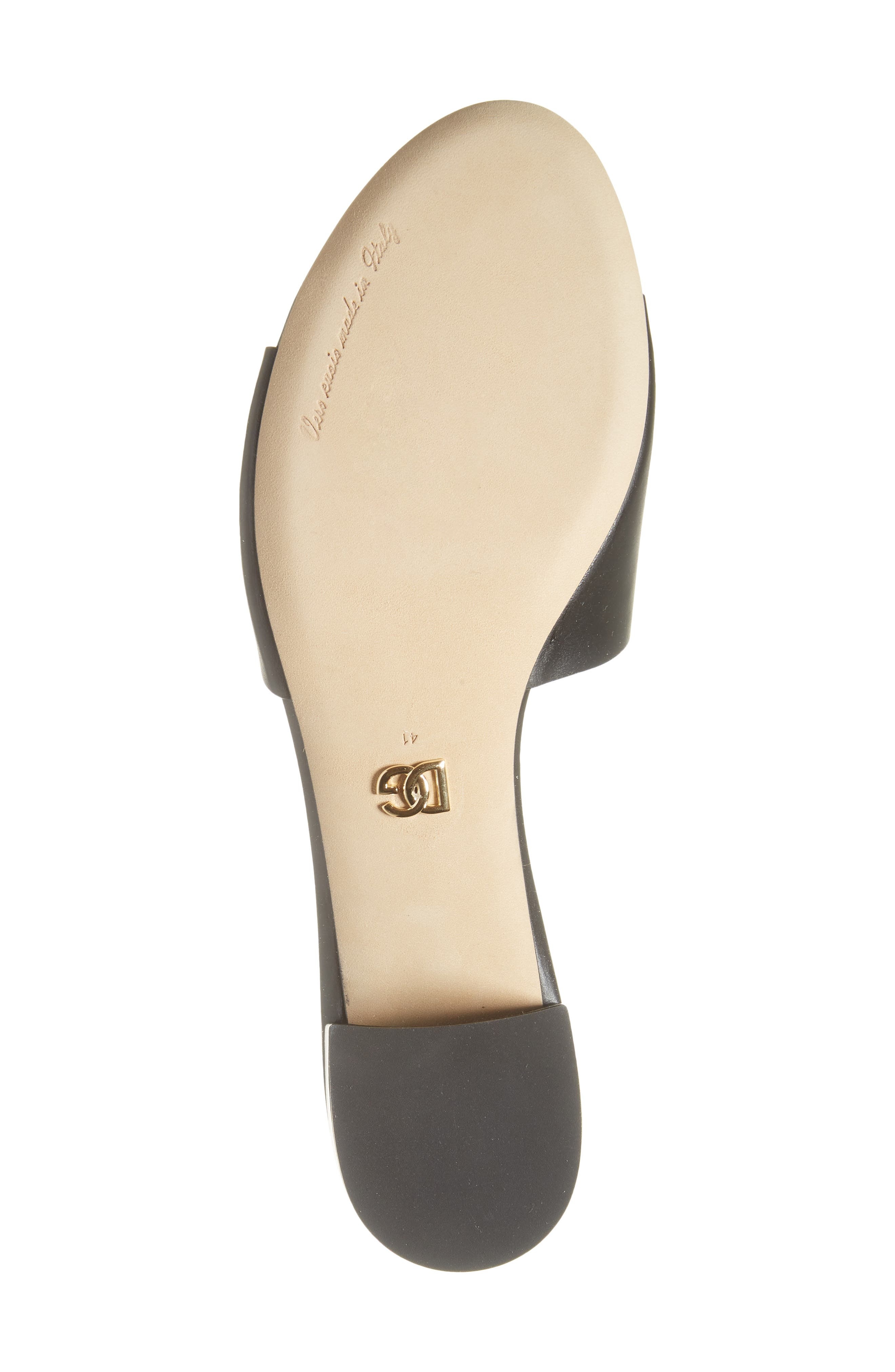 Dolce&Gabbana DG Interlock Slide Sandal in 80999 Black at Nordstrom - 6