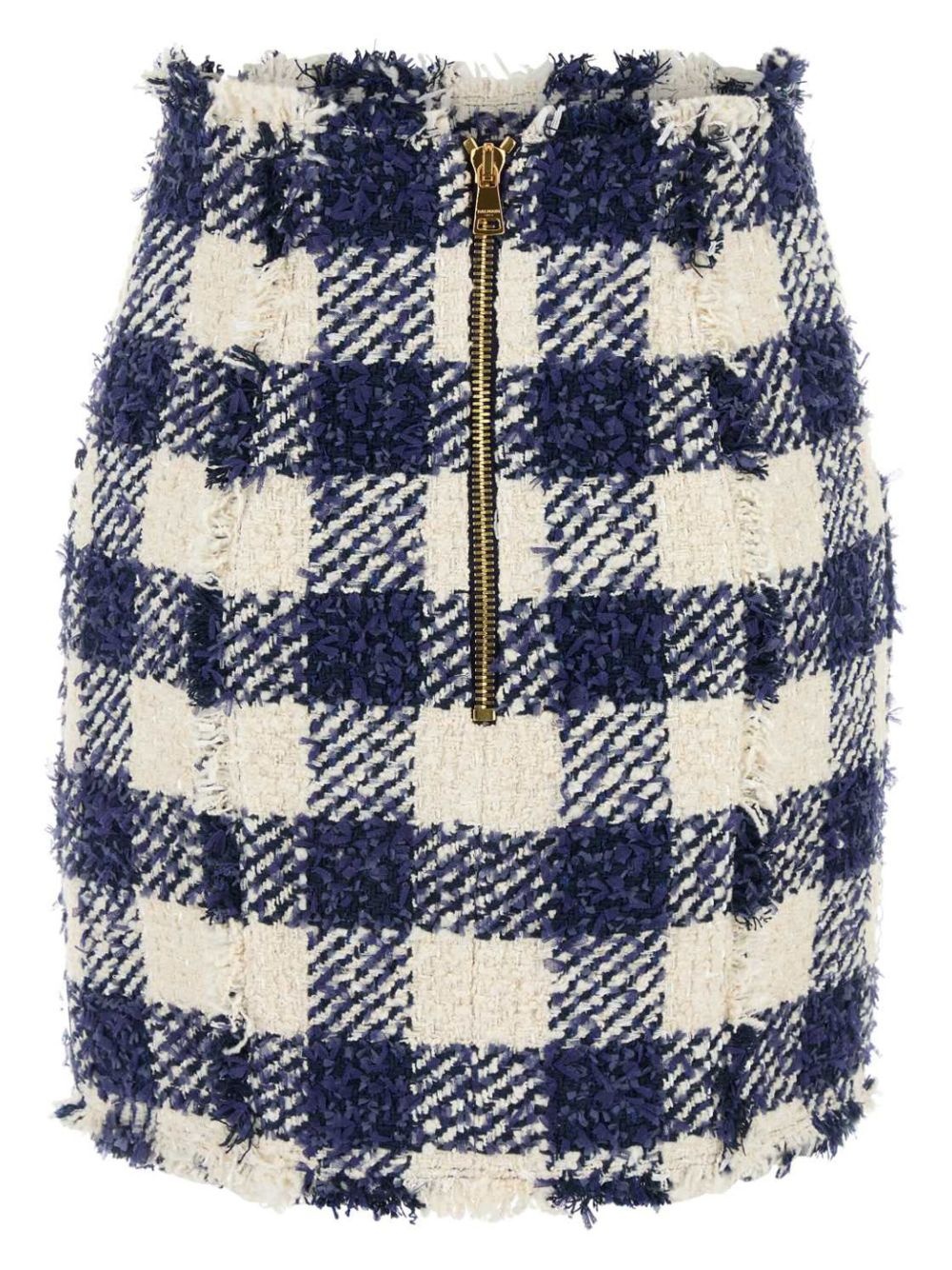 tweed buttoned mini skirt - 2