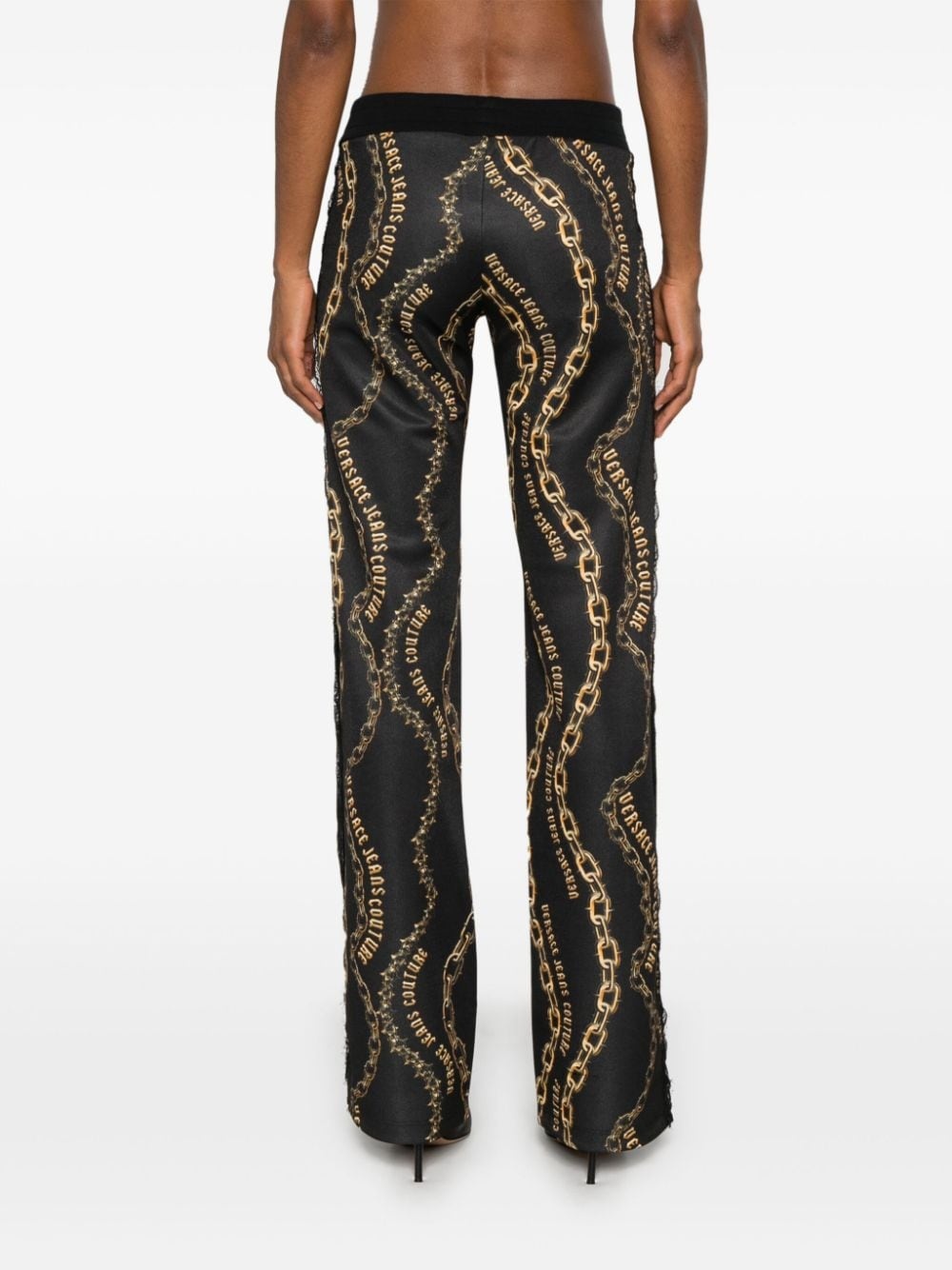 Chain Couture lace trousers - 4