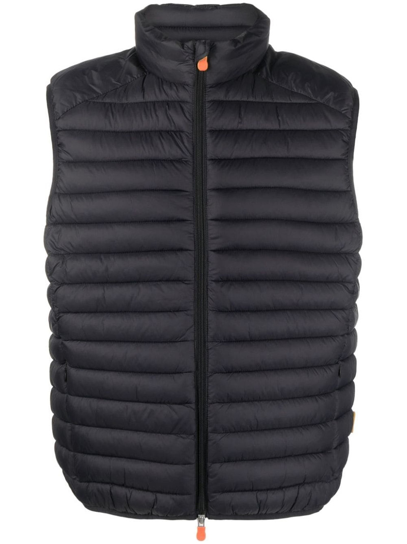 logo-patch padded gilet 1