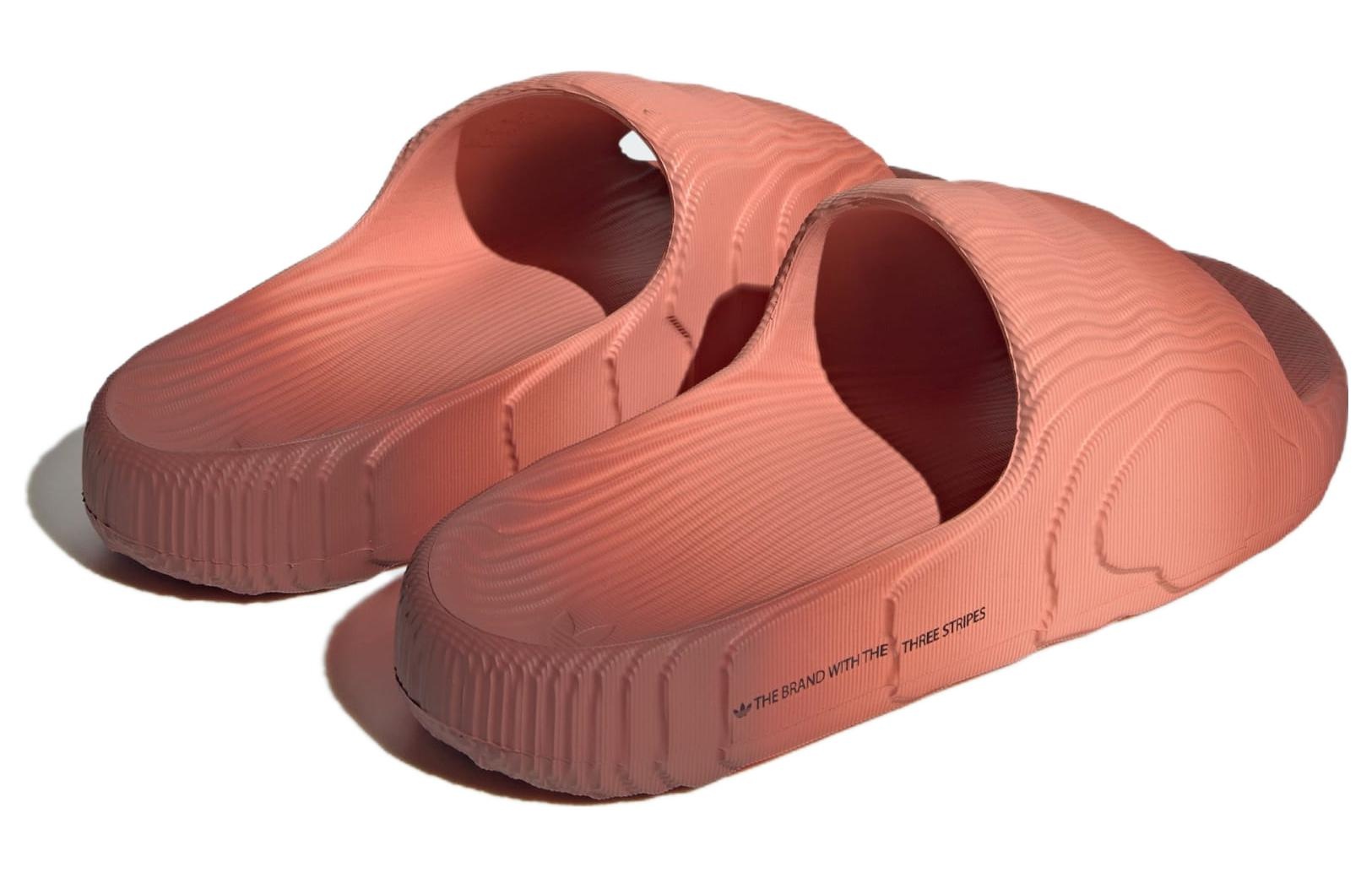 adidas Originals Adilette 22 Slides 'Wonder Clay Wild Sepia Core Black' IG7492 - 4