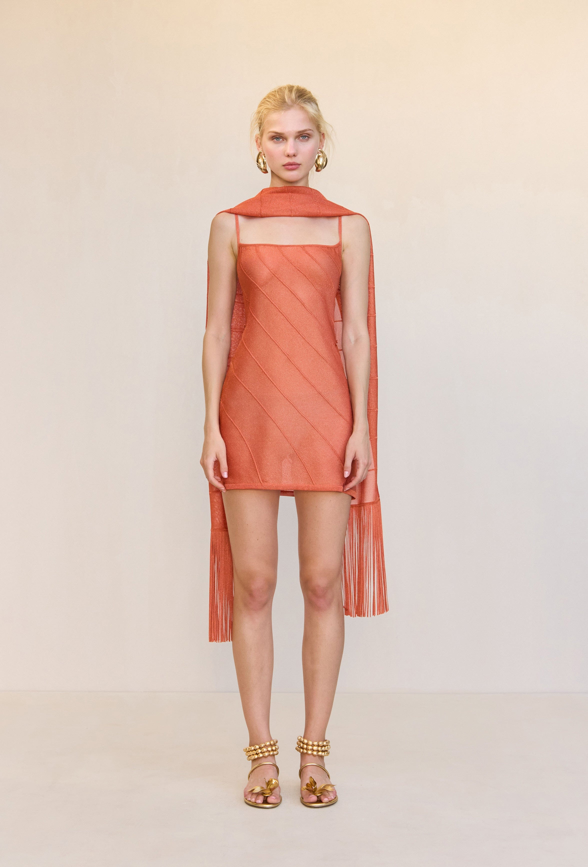 ETHAN KNIT COVERUP DRESS - 4