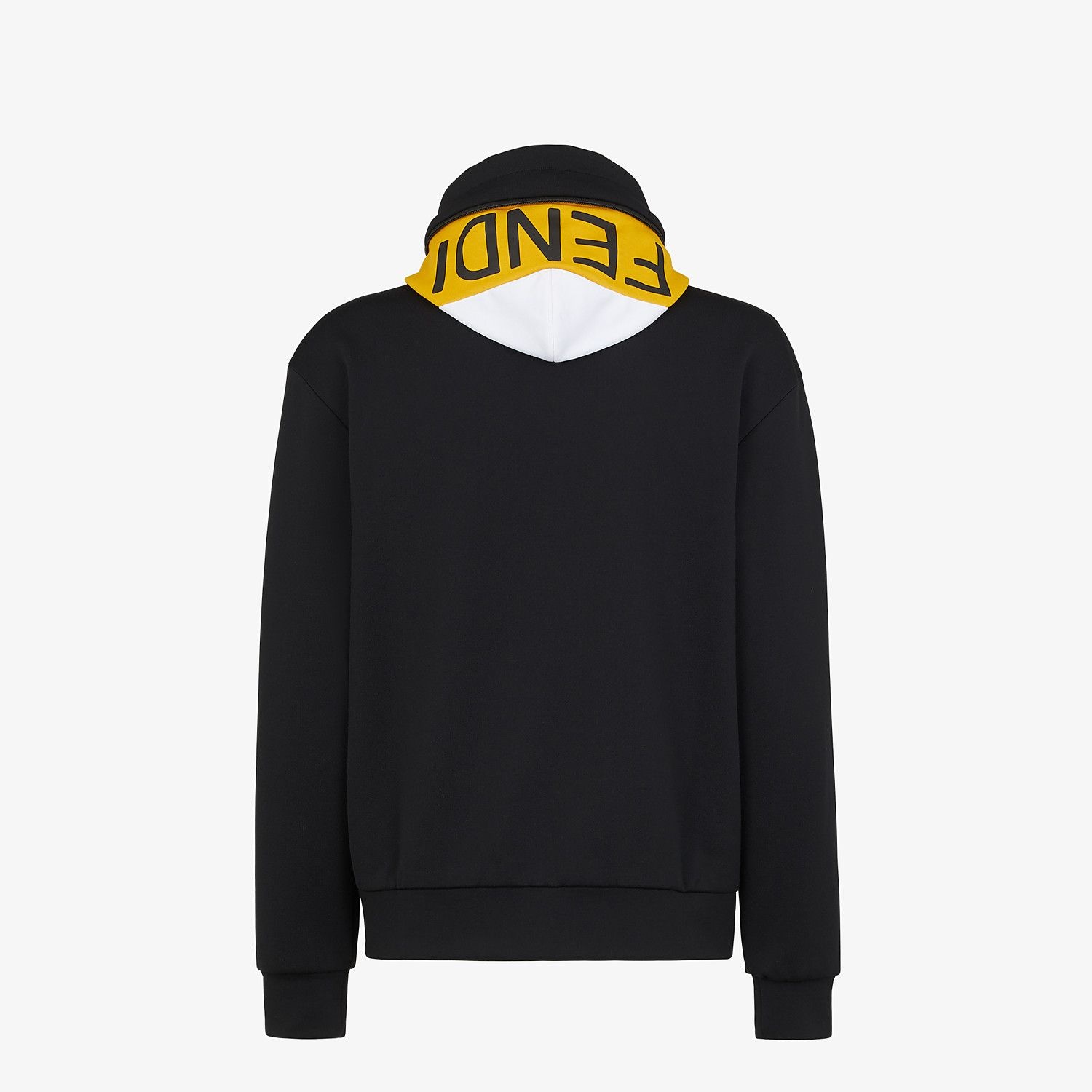 Black cotton sweatshirt - 2