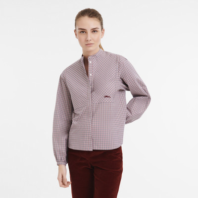 Longchamp Fall-Winter 2023 Collection Blouse Plum - OTHER outlook