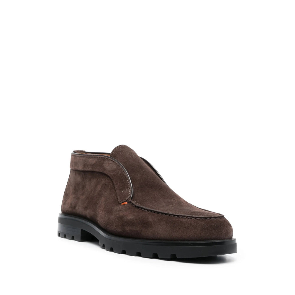 Santoni Brown Loafers Men - 4