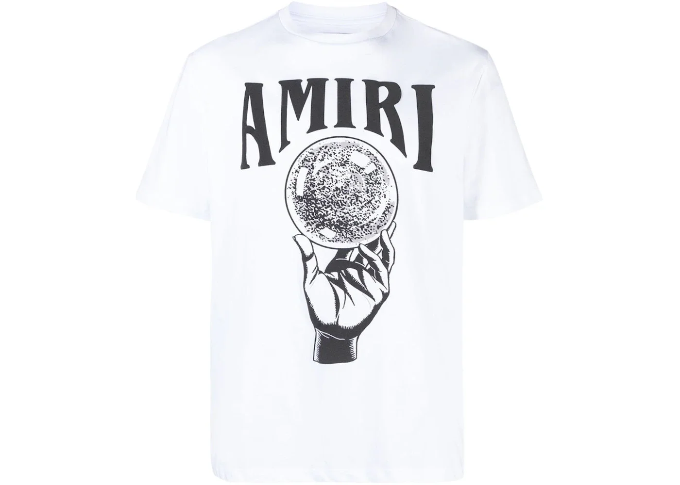 AMIRI Crystal Ball Short Sleeve Tee White - 1