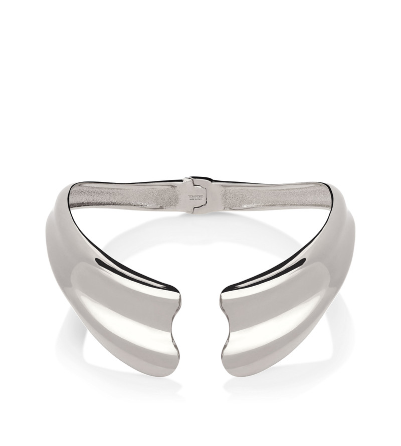 SILVER BRASS LIZA CHOKER 1
