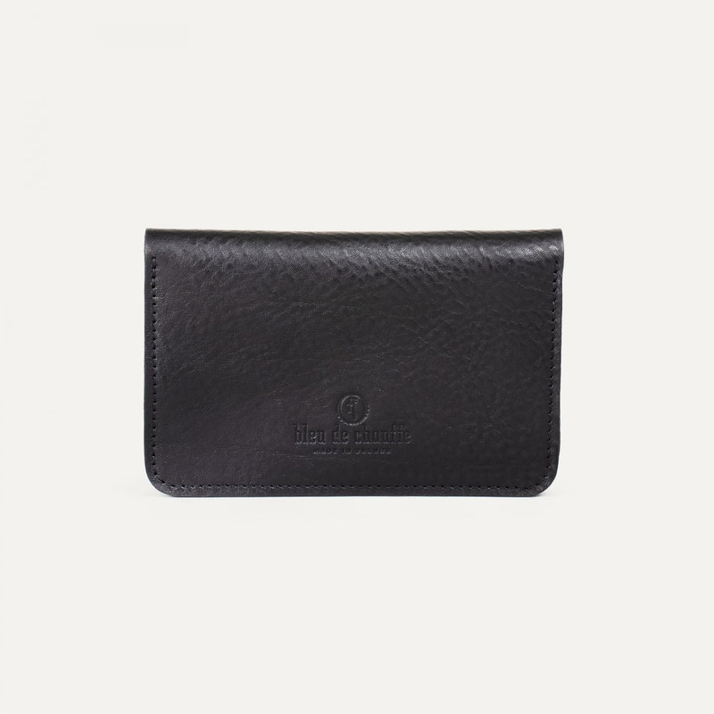 Bleu de Chauffe GRISBI WALLET  -  BLACK outlook