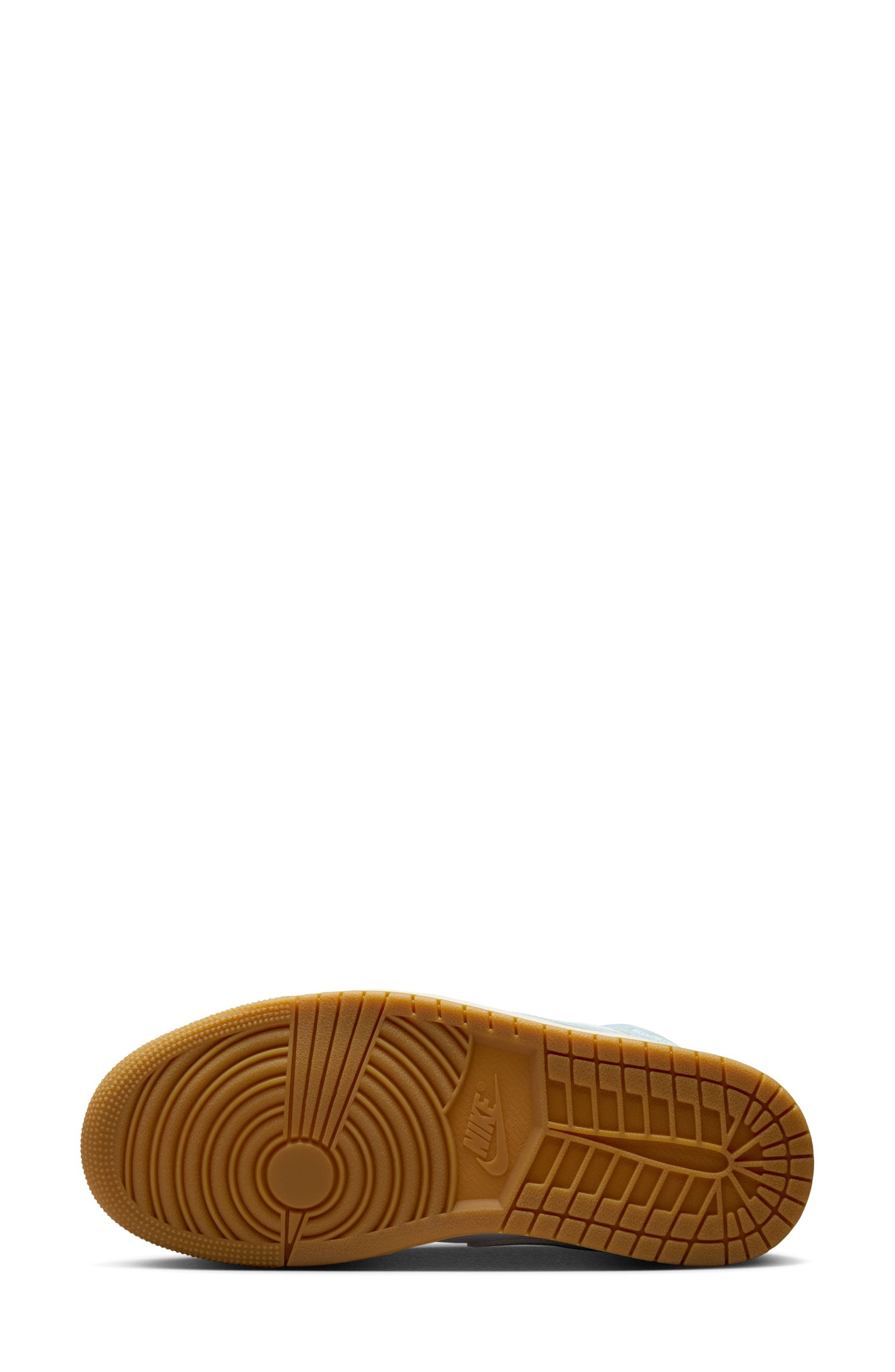 Air Jordan 1 Mid SE Velvet Basketball Sneaker in 100 White/wrnblu at Nordstrom - 4