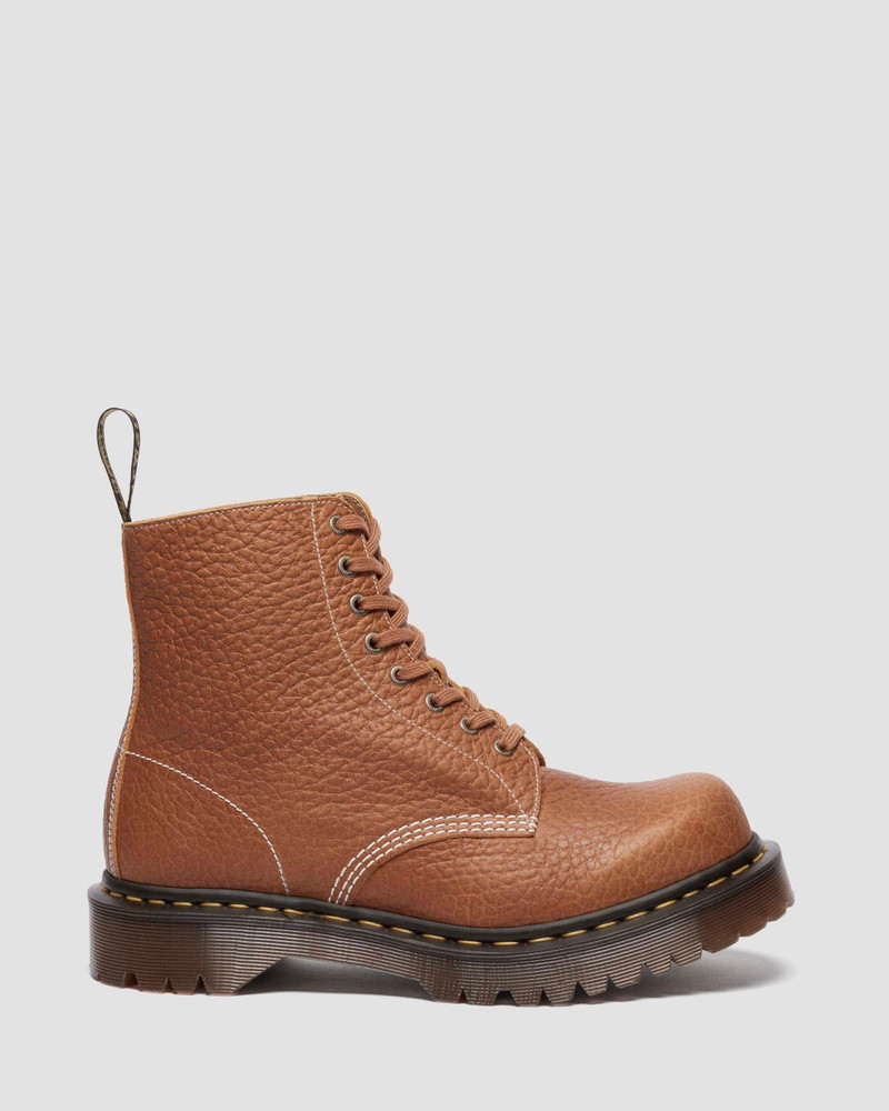 1460 Made in England Soft Boa Embossed Leather Bump Toe Boots 1