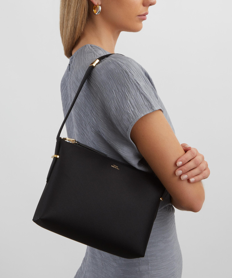 Totême Bevel Satin Wristlet Bag outlook